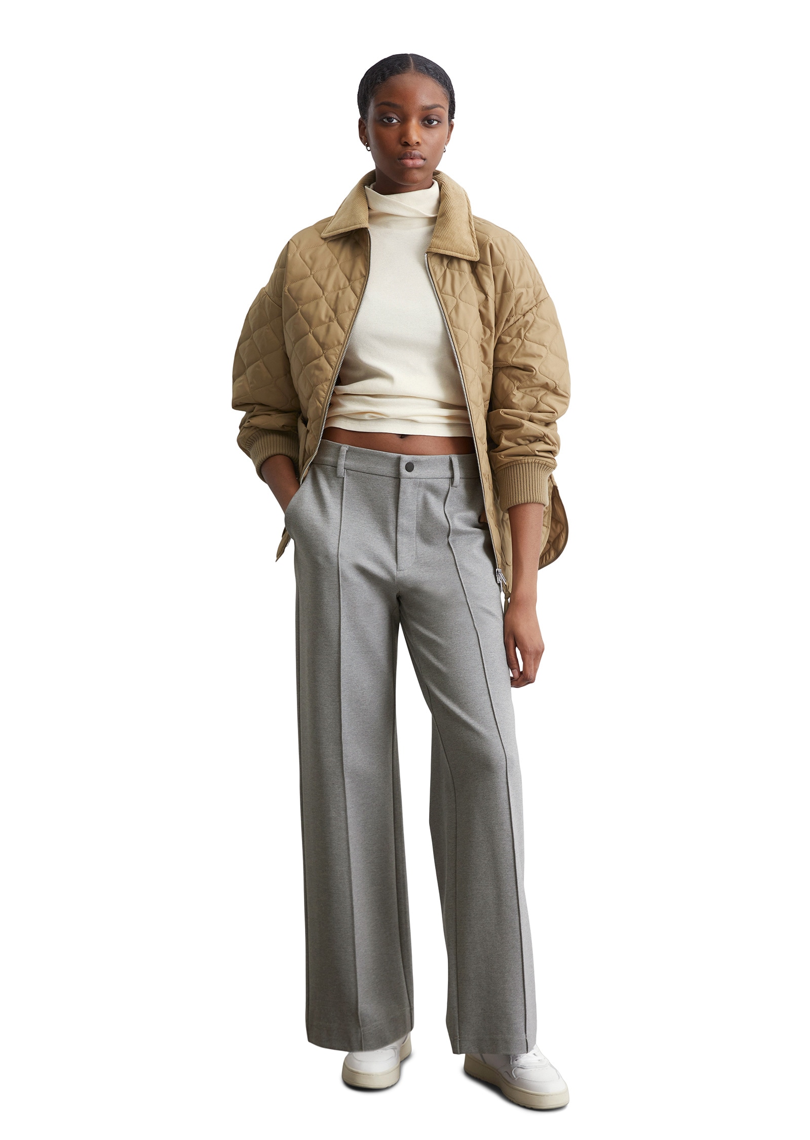 Marc O'Polo DENIM Chinohose »aus kompakter Interlock-Qualität«