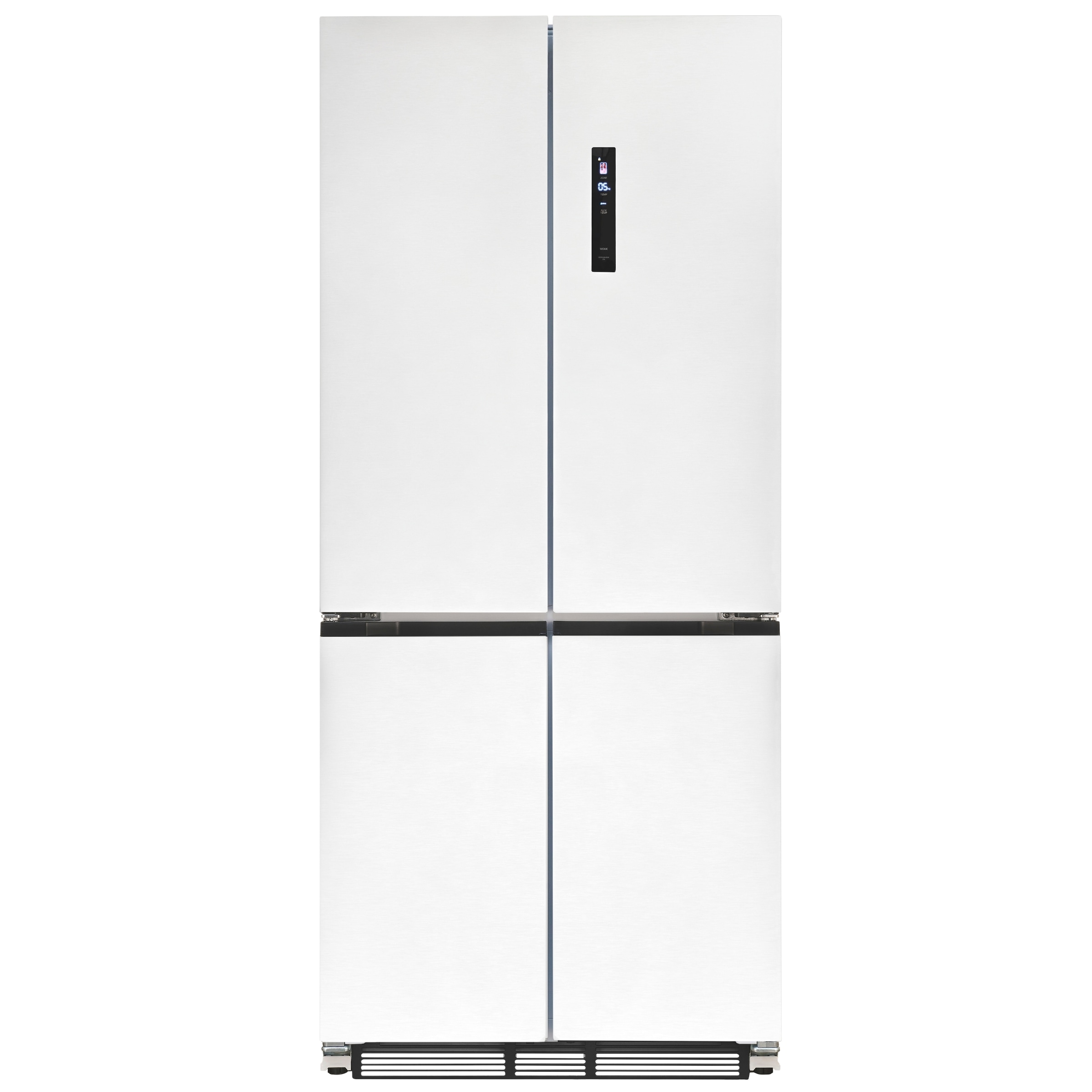 exquisit Multi Door "EMD470-170-200E inoxlook-weiss" 193 cm hoch 84 cm breit Nie mehr abtauen – No-Frost & Umluft für perfekte Kühlung
