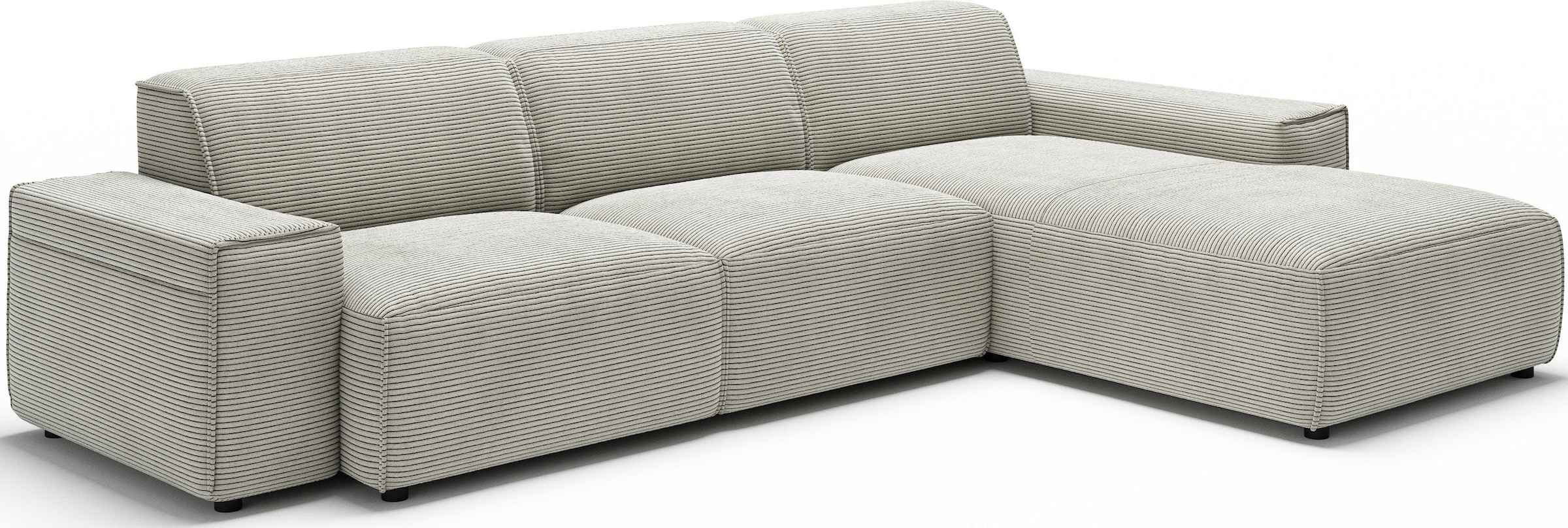 andas Ecksofa »Glimminge auch in Breitcord, Feincord, Bouclé + Easy care-Bezug«, L-Form, Breite 294, Zierkissen