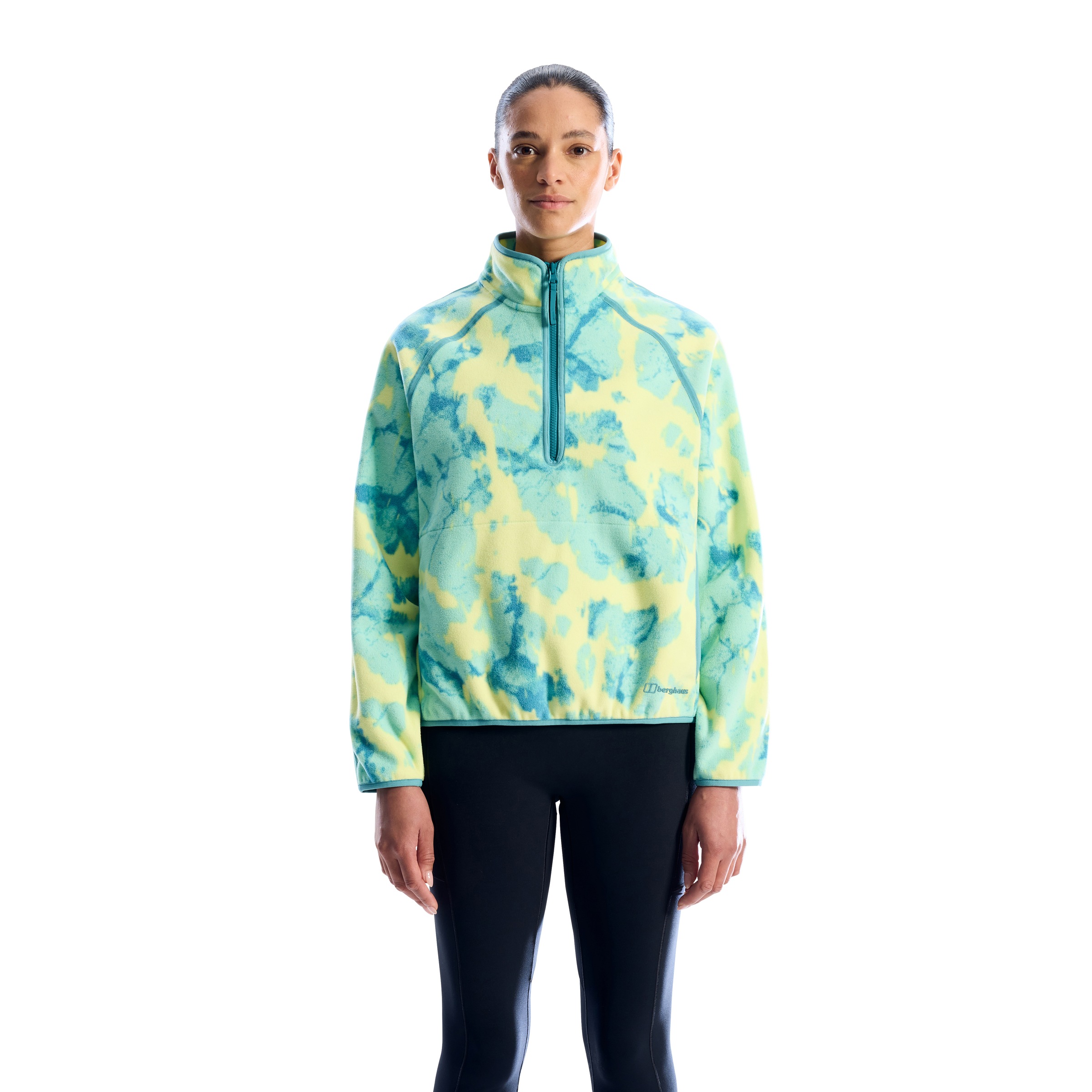 Berghaus Strickfleece-Pullover "BAMBURGH HZ FLEECE AF" mit Rundhalsausschnitt, Langarm, atmungsaktiv, schnell trocknend