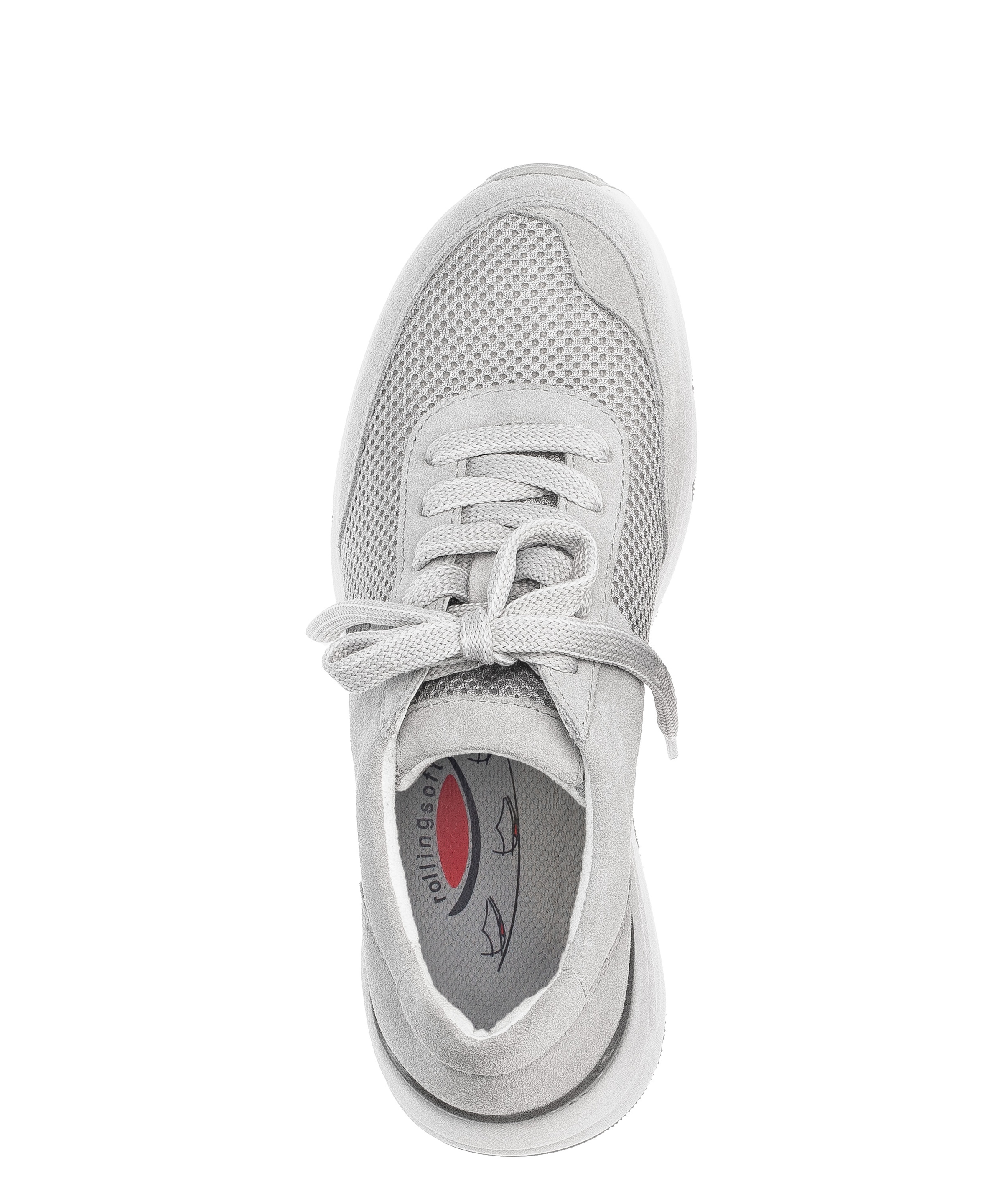 rollingsoft Keilsneaker  in sportivem Design, Freizeitschuh, Halbschuh, Schnürschuh