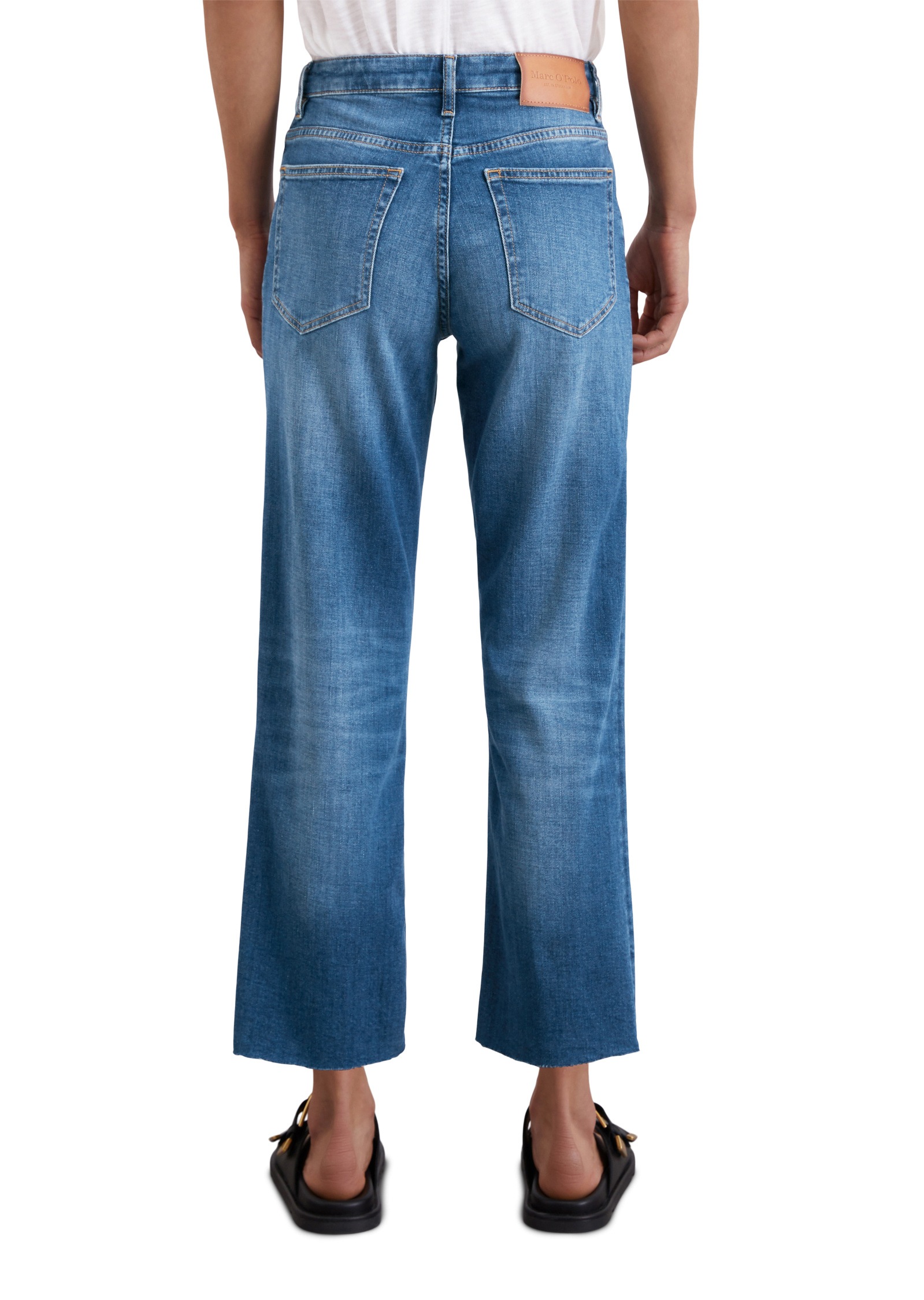 Thumbnail - Marc OPolo Straight-Jeans "aus Cashmere Touch Denim"