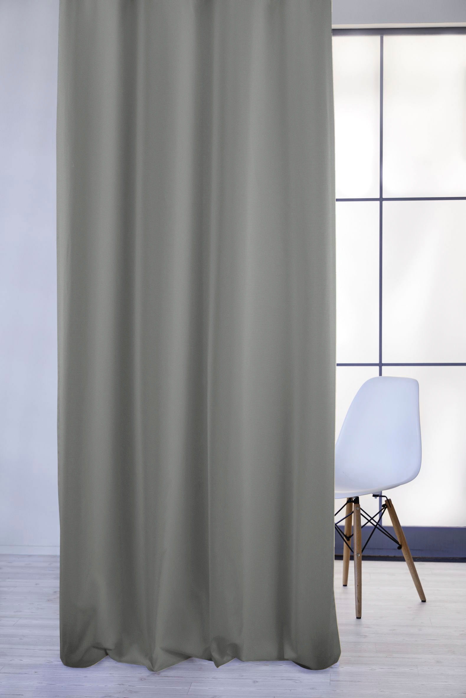 APELT Vorhang "4362 Rips Uni" Ösen 1 Stk. tlg. Wasser- und Schmutzabweisend günstig online kaufen