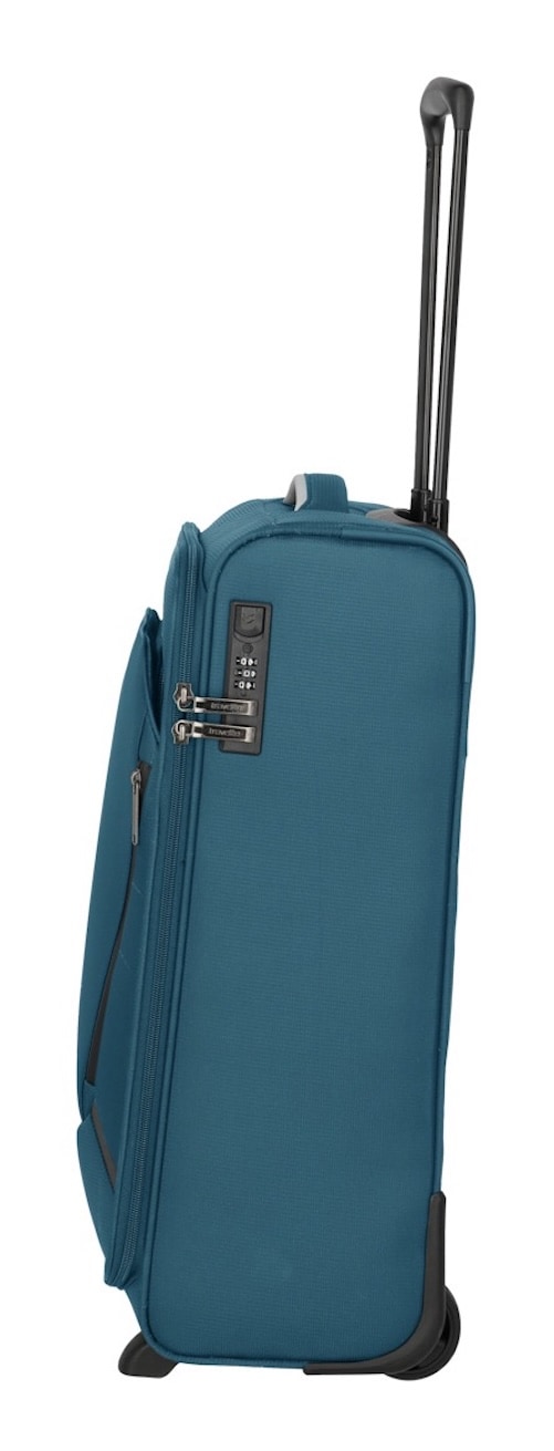 travelite Handgepäck-Trolley »JETPACK Slim 2 Cabin, konzipiert für Air France, KLM & ITA«, 4 Rollen, Weichgepäck-Koffer Handgepäck für die meisten gängigen Airlines