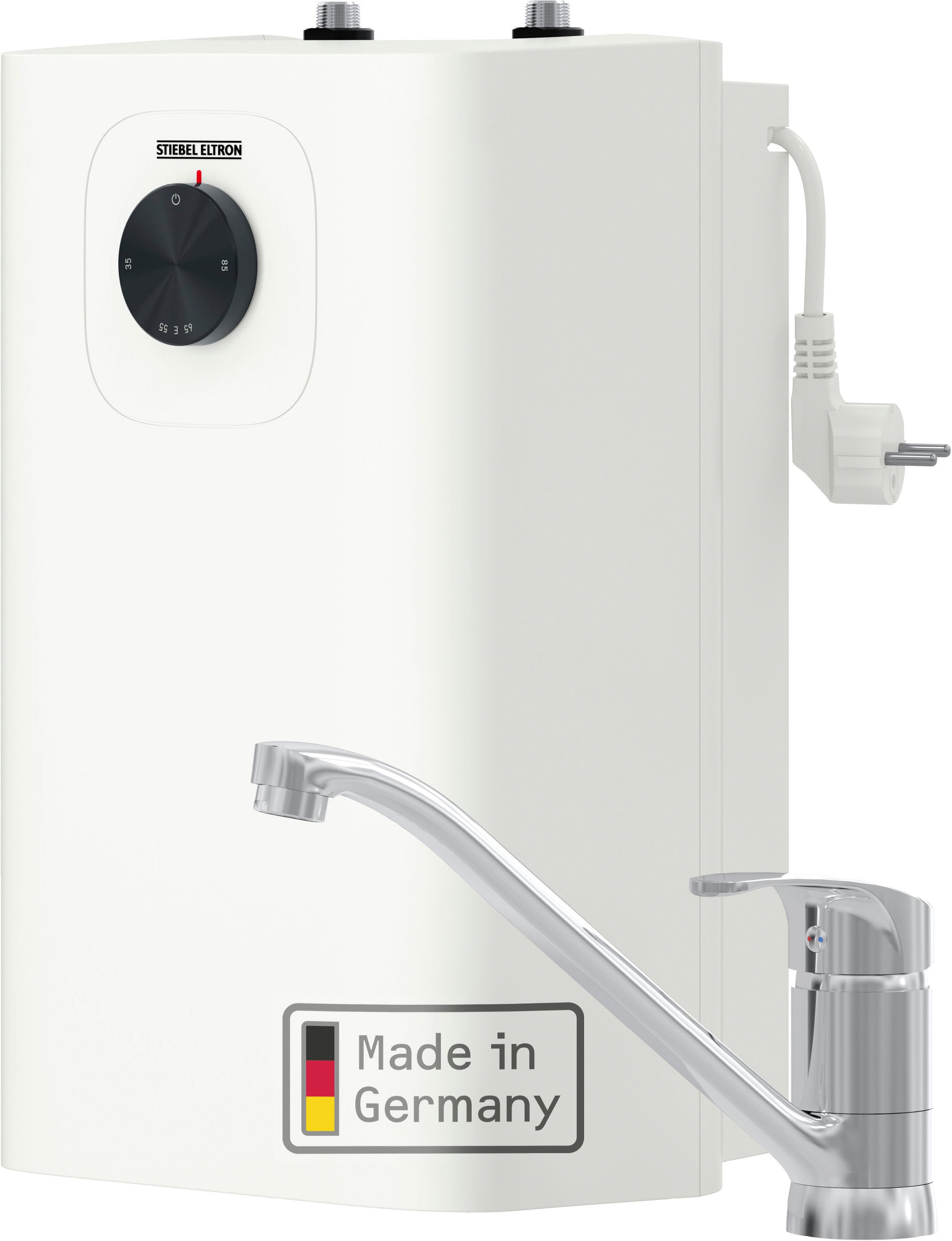 Stiebel Eltron 204976 Offener Kleinspeicher SNU 5 Plus + MAE-K, mit Armatur Neu - Image 5