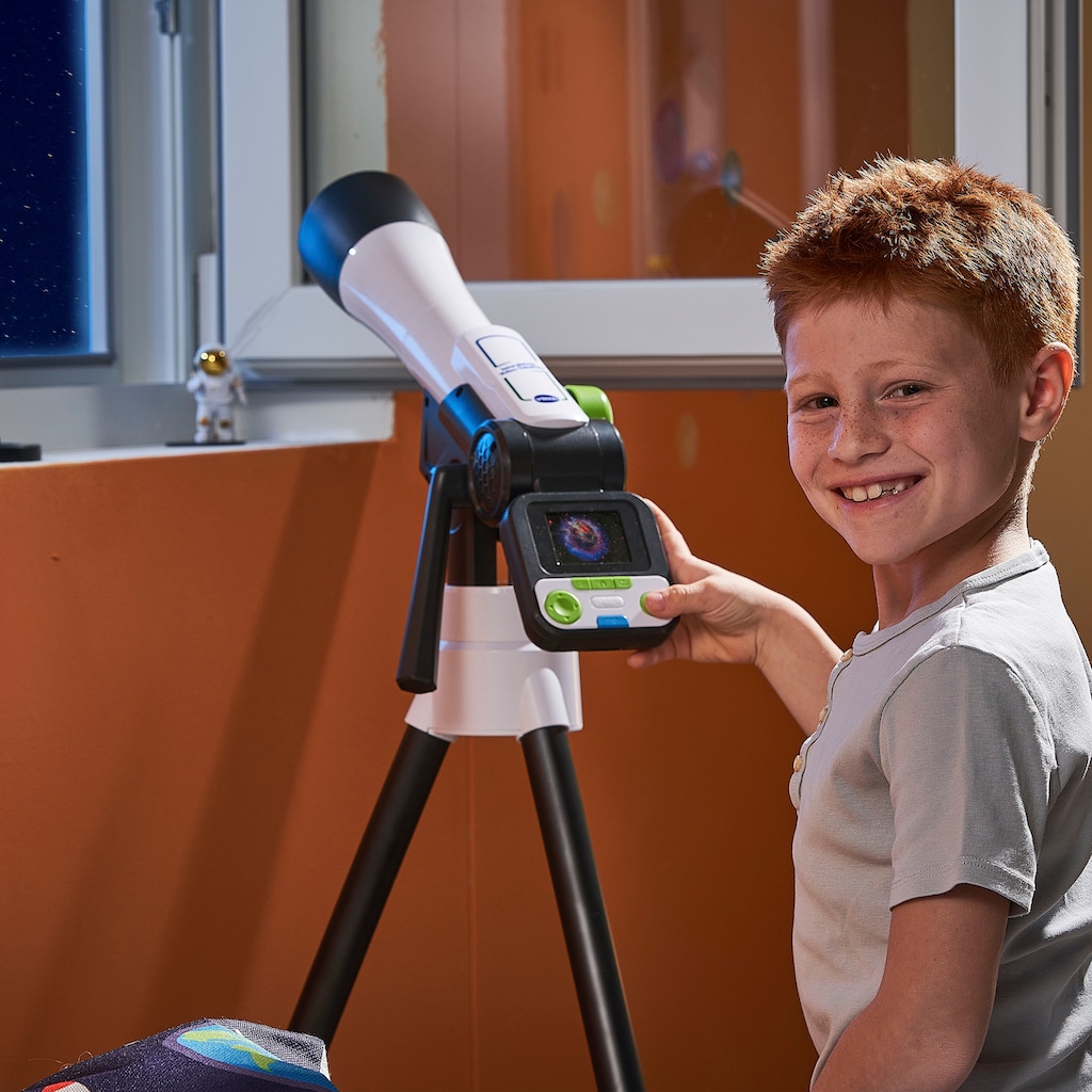 Vtech® Teleskop »Interaktives Video-Teleskop für Kinder«, mit NASA Lerninhalten und Spielen