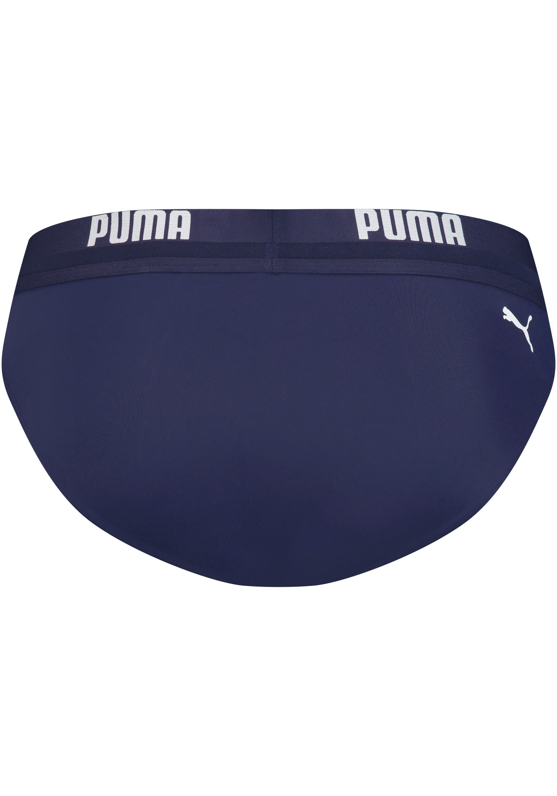 Thumbnail - PUMA Badeslip "PUMA SWIM MEN LOGO SWIM BRIEF" mit elastischem Logobund