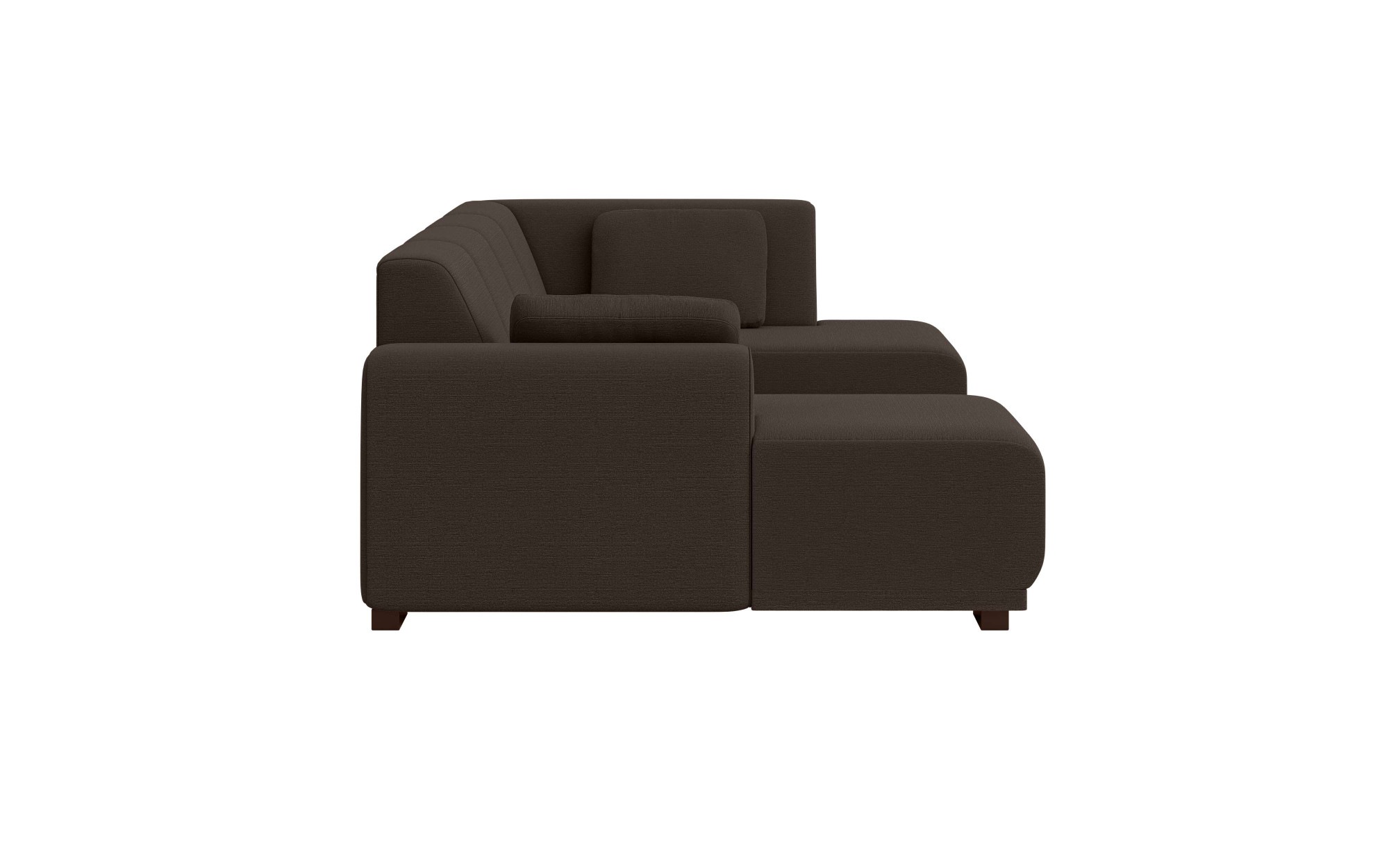Home affaire Wohnlandschaft »BORNHOLM U-Form mit Recamiere rechts/links, B/T/H: 300/162/85 cm«, U-Form mit Wellenunterfederung, Recamiere rechts oder links bestellbar