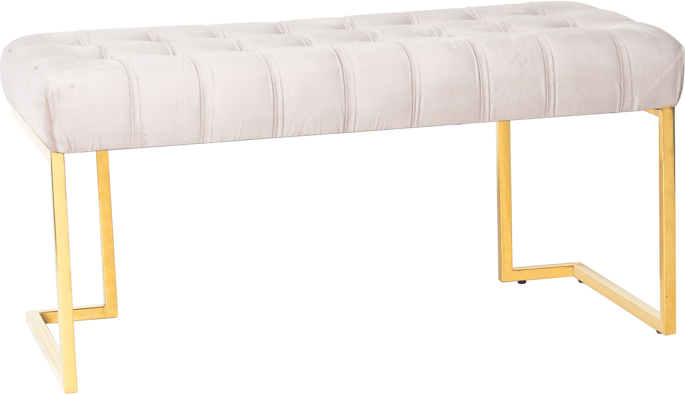 Kayoom Sitzbank "Rarity 225, Edler Touch durch goldenes Gestell" 1 Stk. tlg günstig online kaufen