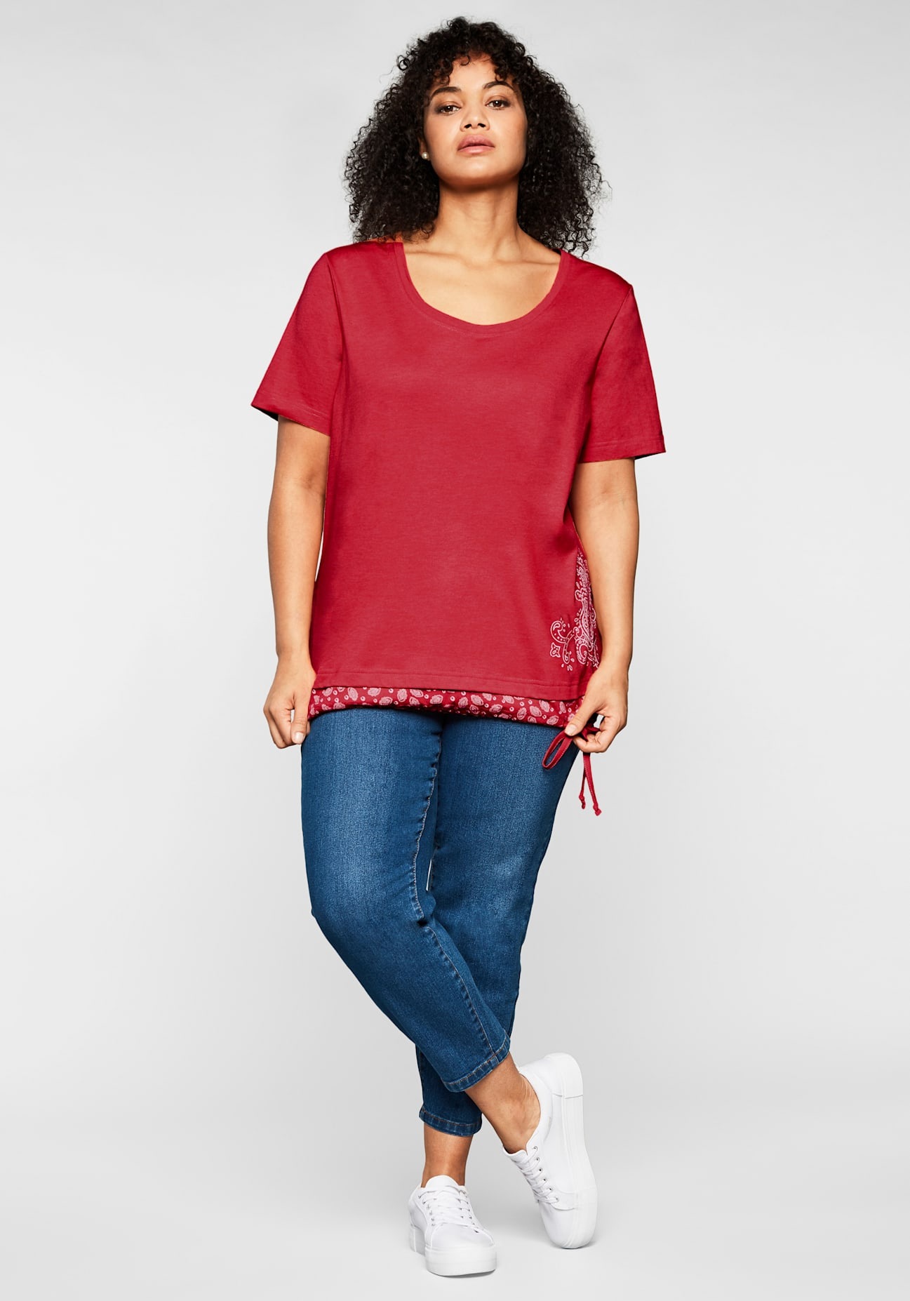 Sheego T-Shirt "T-Shirt", (1 tlg.) günstig online kaufen