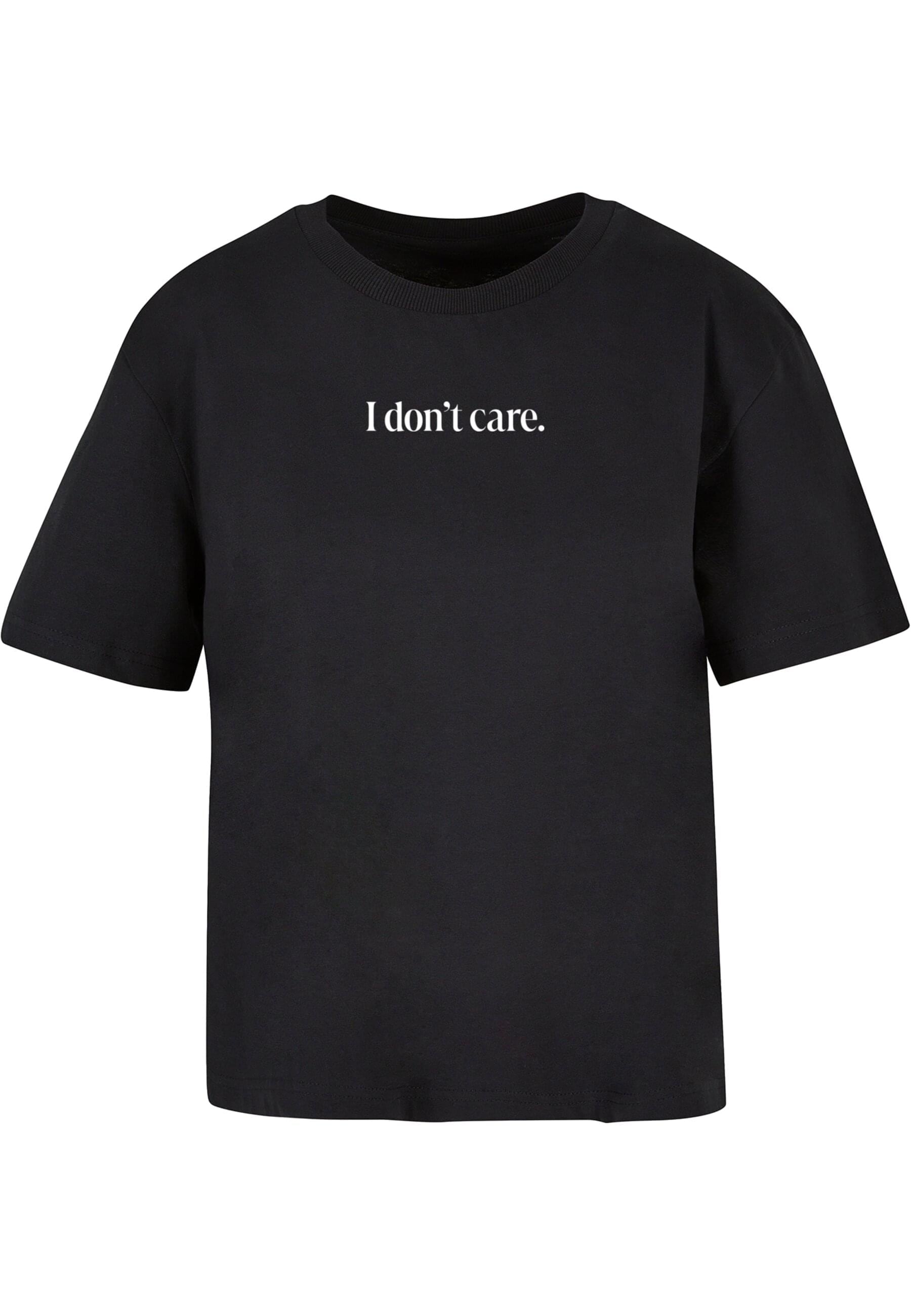 Miss Tee T-Shirt "Miss Tee I Don´t Care Tee" 1 Stk. günstig online kaufen