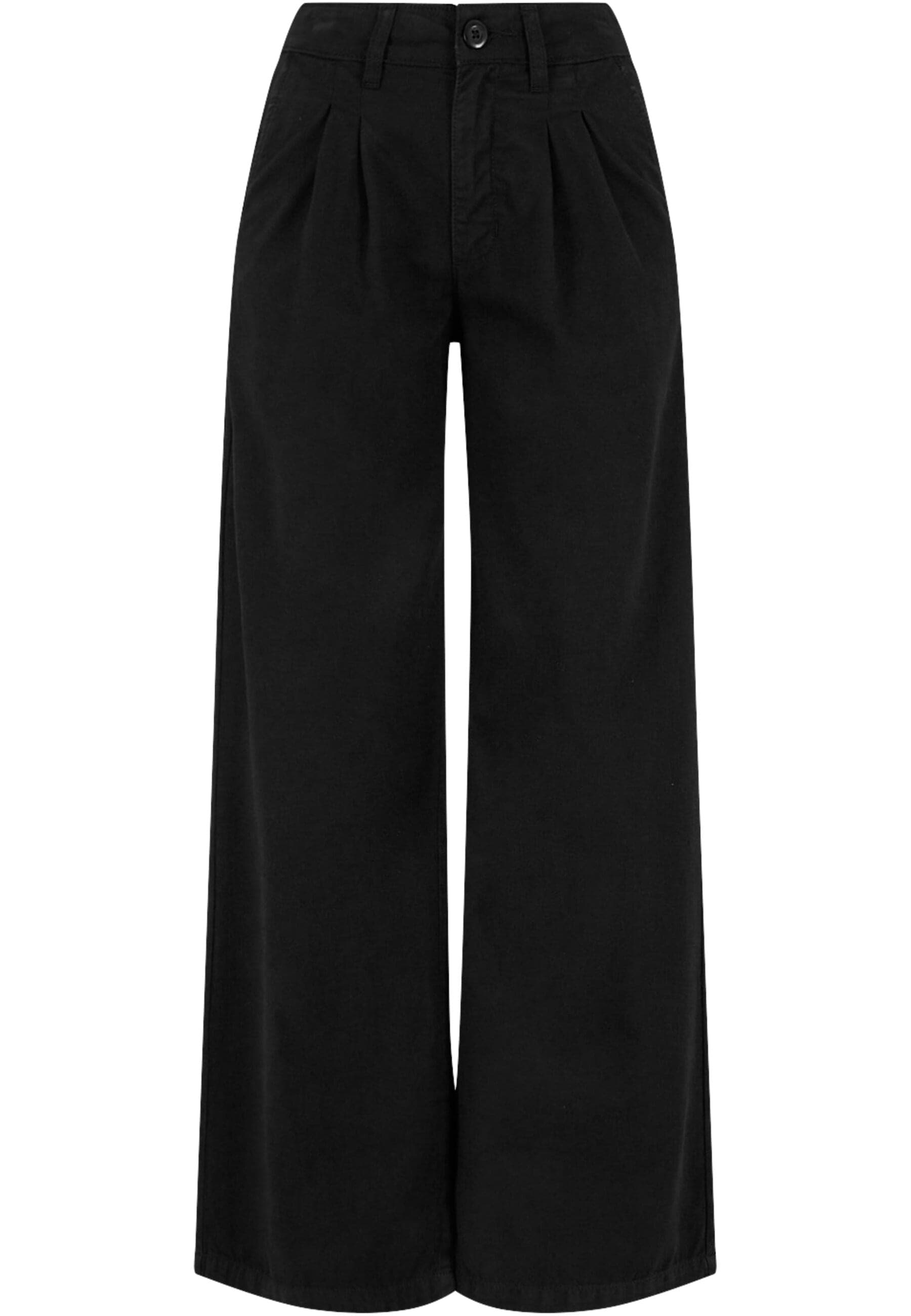 URBAN CLASSICS Stoffhose "Urban Classics Damen Ladies Organic Pleated Cotto günstig online kaufen