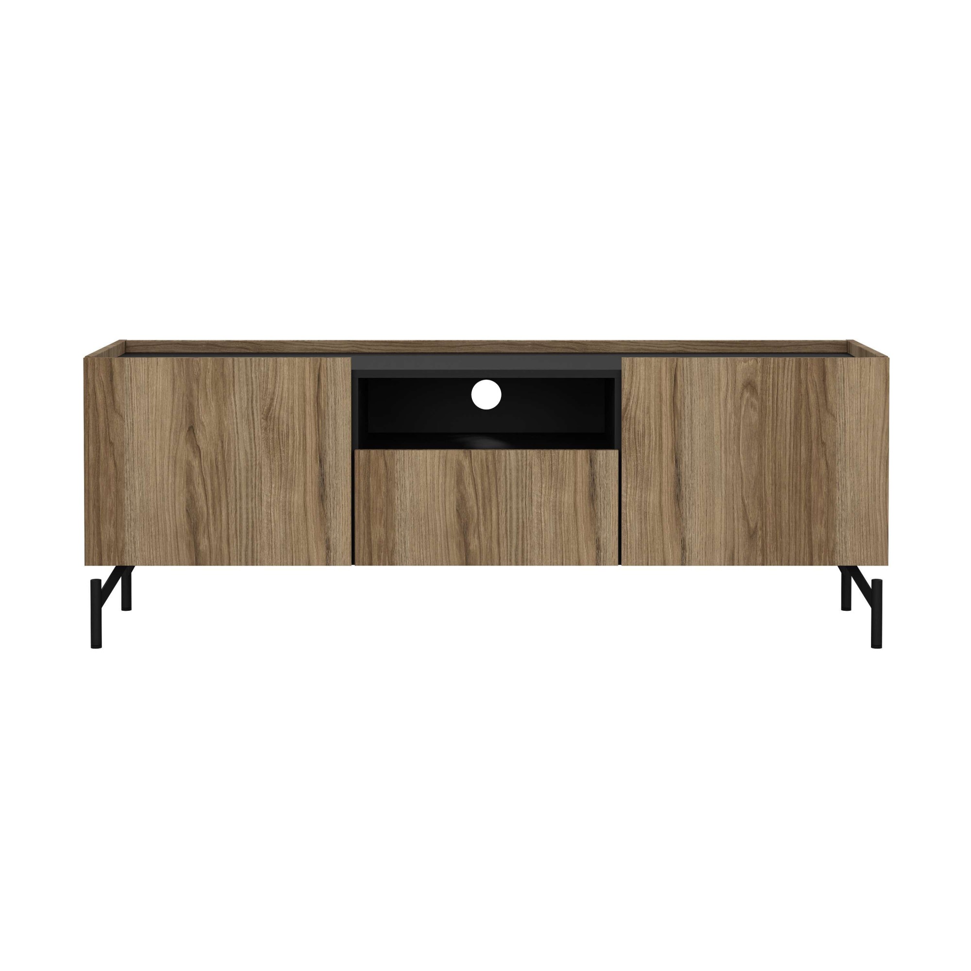INOSIGN TV-Board »Bergen TV-Möbel, Fernsehtisch, TV-Unit, Media-Möbel, Sideboard,«, 2 Türen, verstellbaren Böden,1 Schublade, Kabelmanagement, B:147 cm