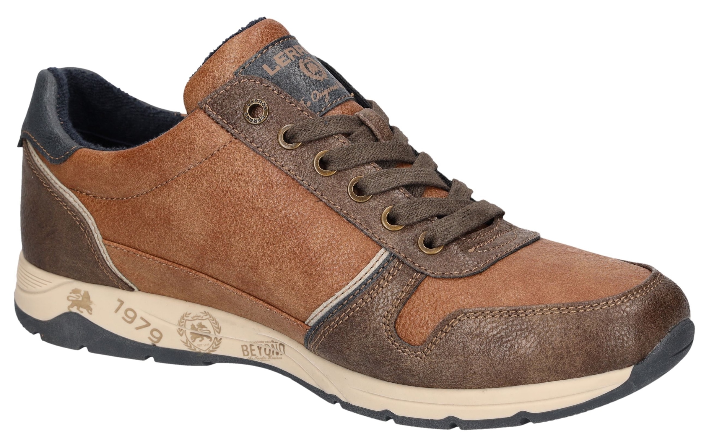 LERROS Sneaker, Schnürschuh, Freizeitschuh, Halbschuh mit Reißverschluss