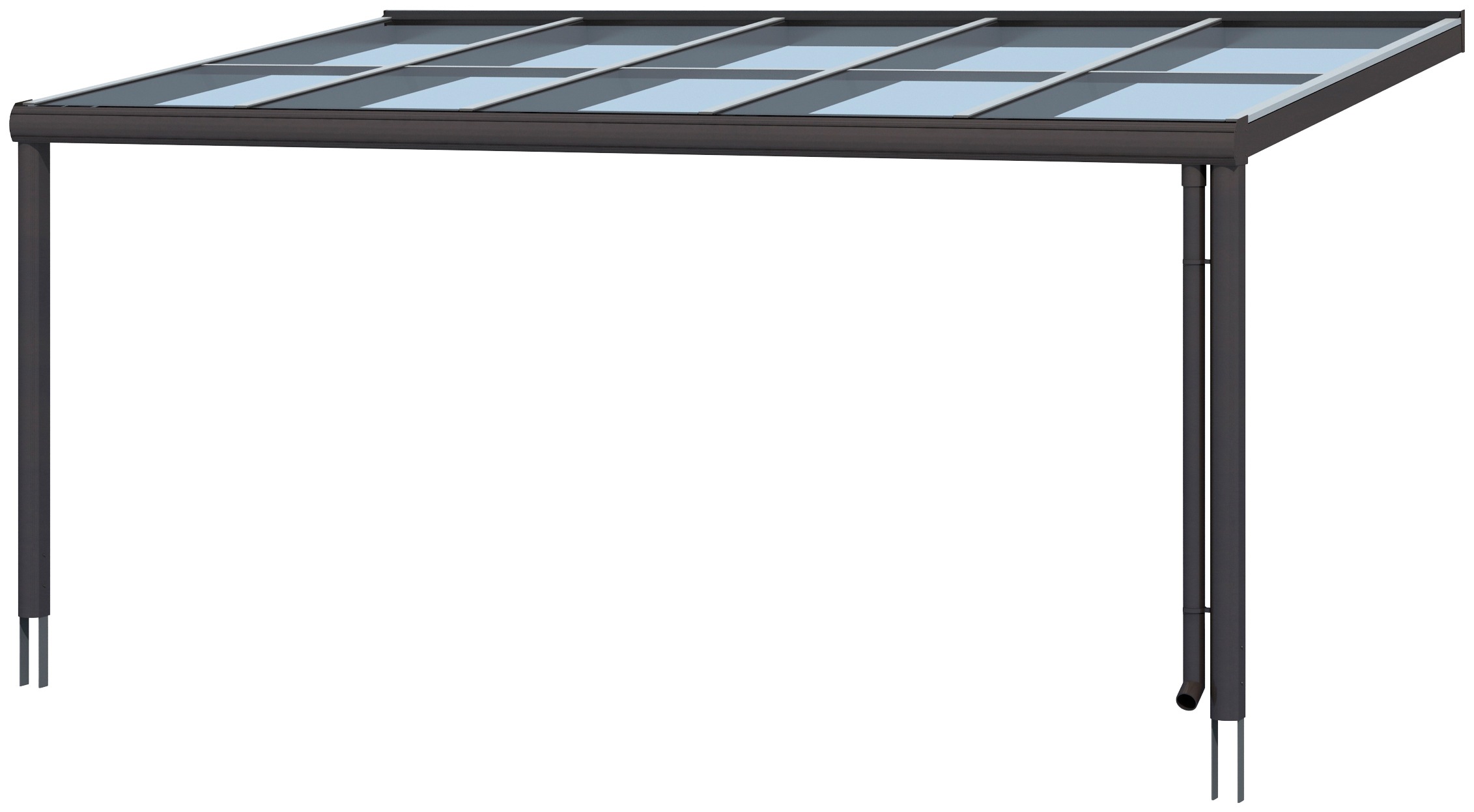 Skanholz Terrassendach »Modena«, 541 cm Breite, verschiedene Tiefe