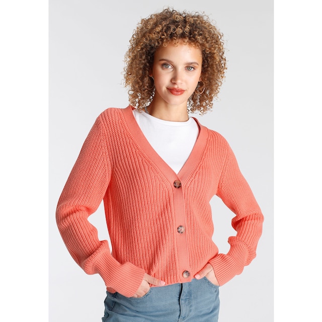 Tamaris Cardigan »Cardigan Dreiknopf« bestellen | BAUR