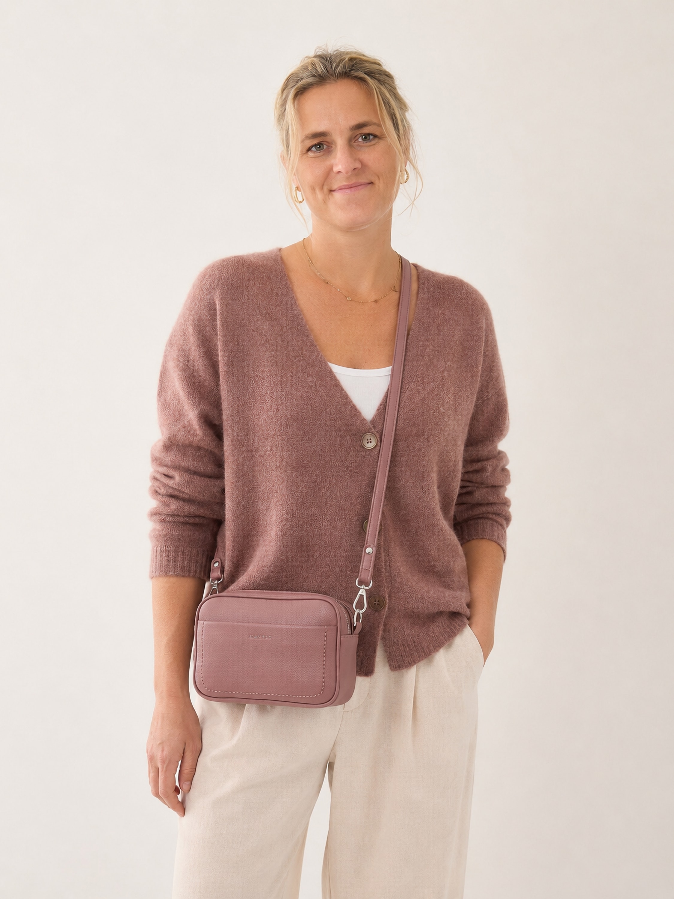 COLLEZIONE ALESSANDRO Umhängetasche »Praktisch« kleine Crossbody Bag mit vielen Fächern