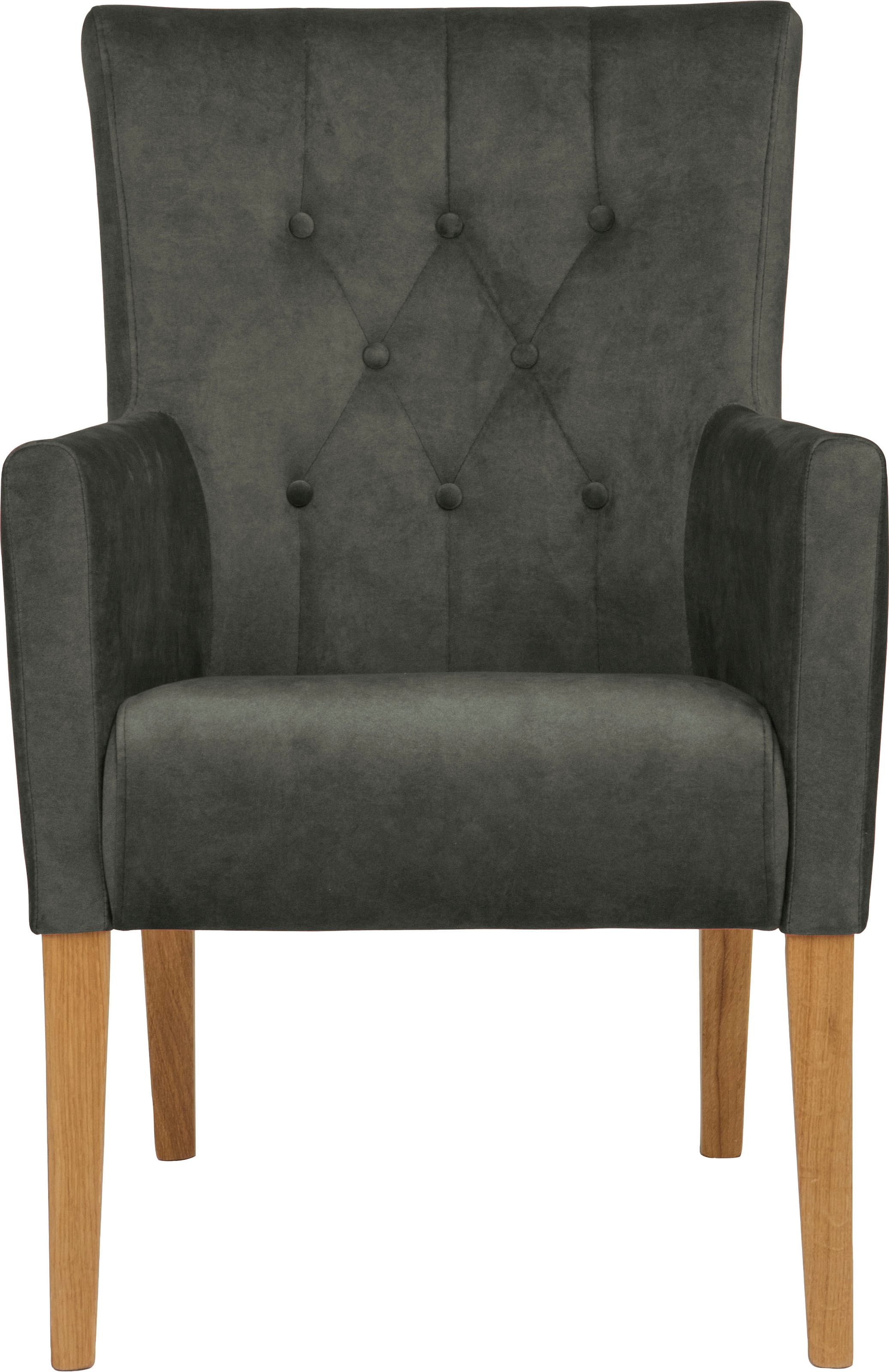 Home affaire Esszimmerstuhl "King" () Armlehnstuhl mit Knopfheftung, Polste günstig online kaufen