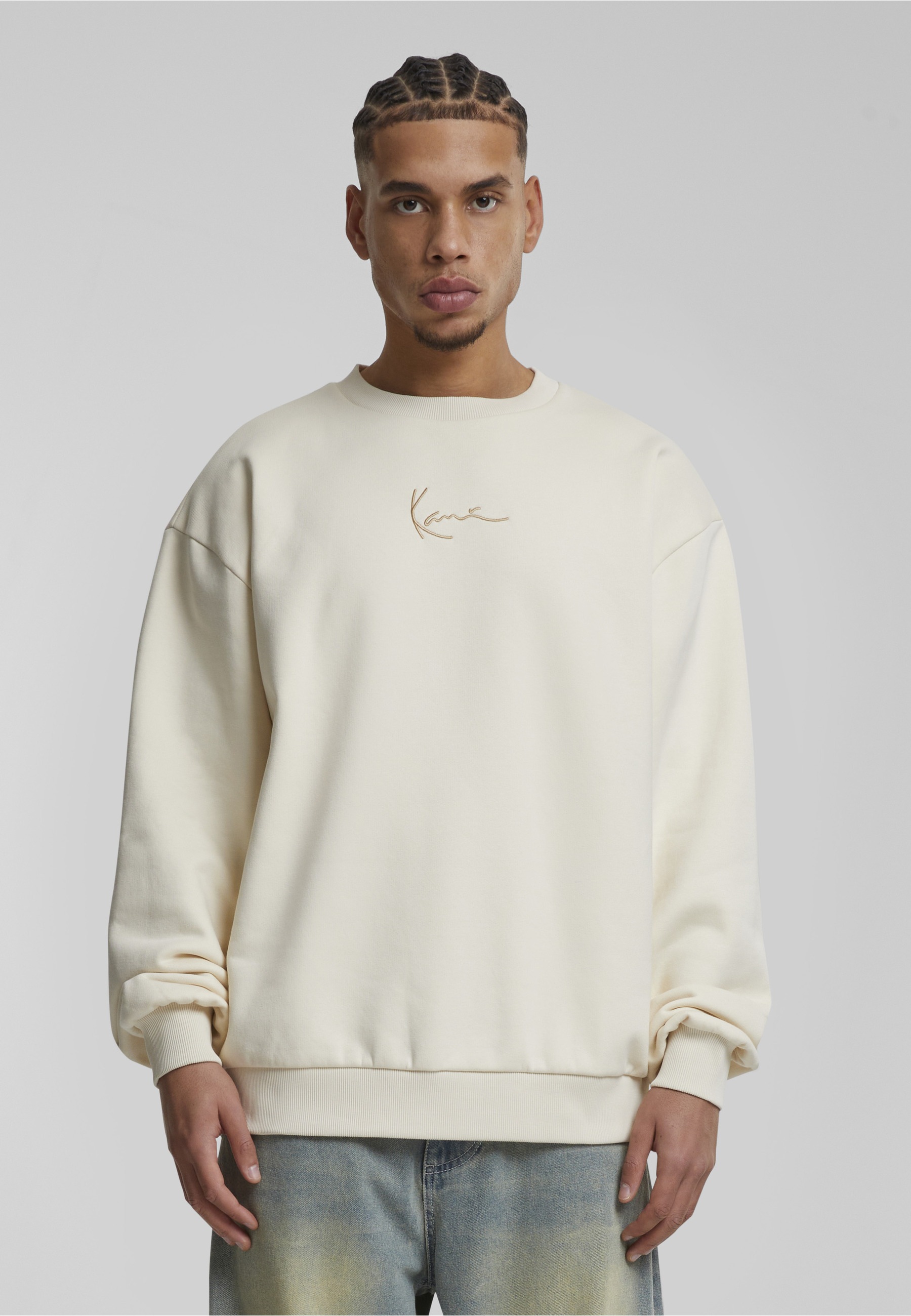 Karl Kani Rundhalspullover »Karl Kani Herren KM242-031-2 Small Signature Os Crew« 1