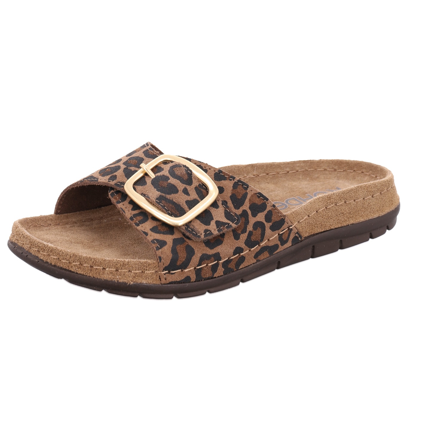 Rohde Pantolette "Rodigo Leo" Sommerschuh, Strandschuh mit Leo-Muster