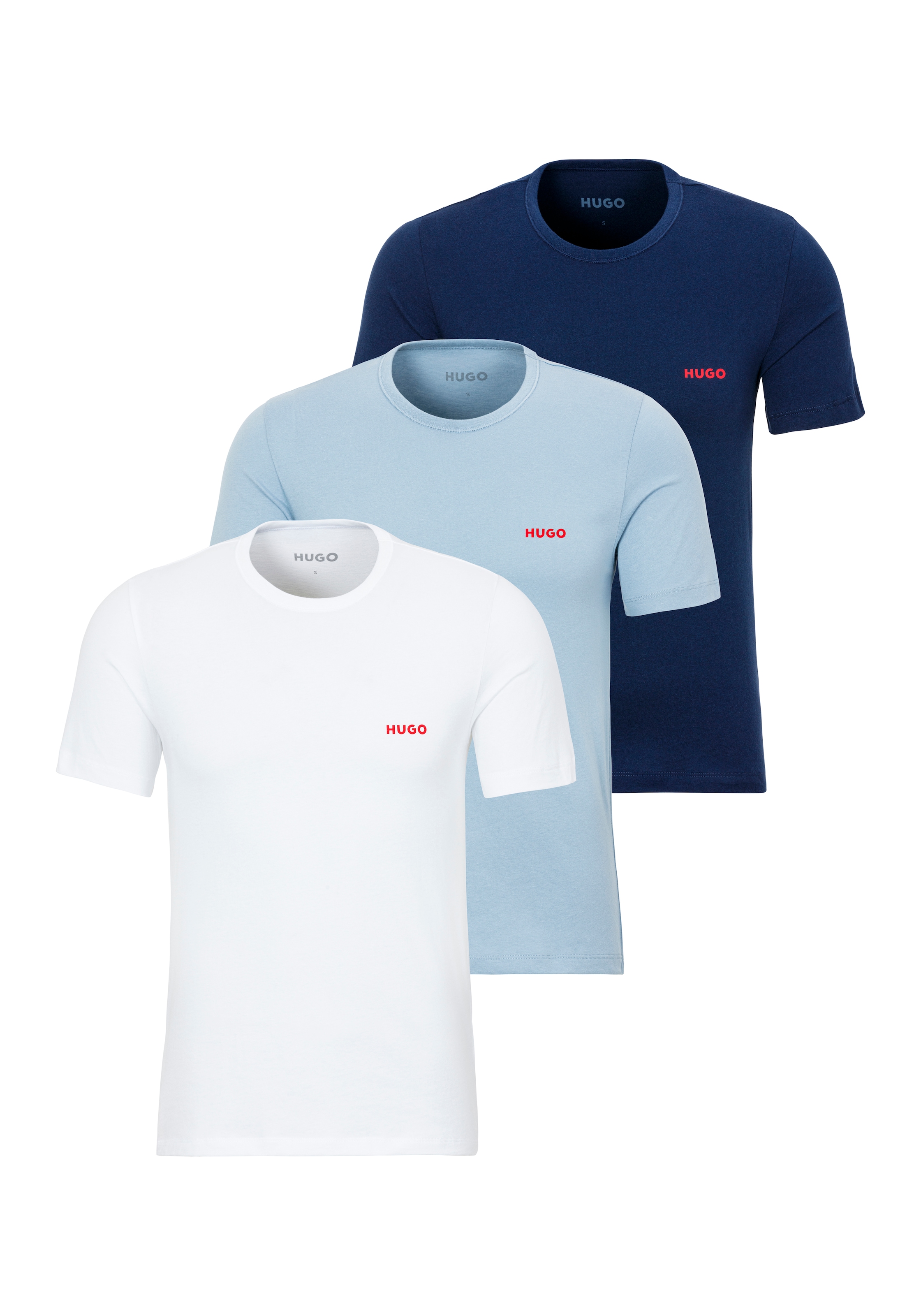 HUGO Underwear T-Shirt "RN TRIPL", (Packung, 3 tlg.), mit Rundhalsausschnit günstig online kaufen