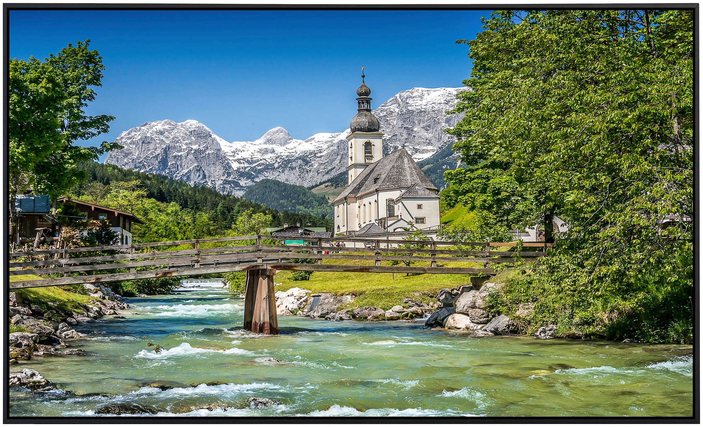 Papermoon Infrarotheizung »Bayerische Alpen«, sehr angenehme Strahlungswärme