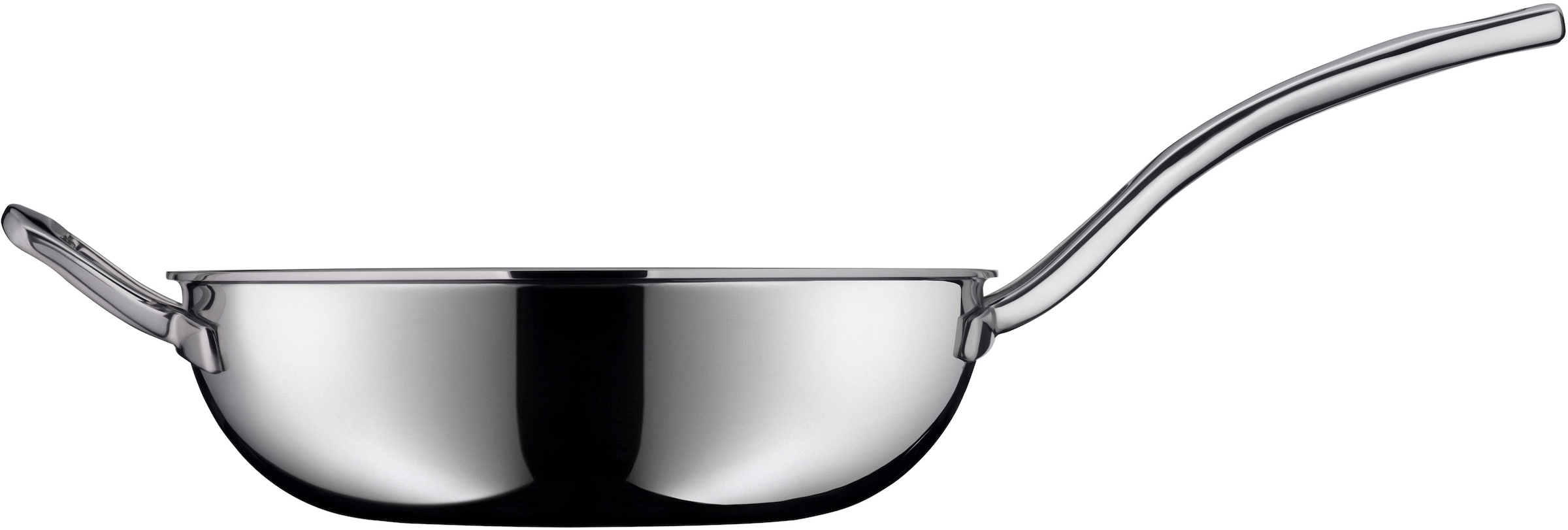WMF Wok »Profi Resist«, Cromargan®Edelstahl, (1 tlg.), 28 cm, kratzfest, Antihaftversiegelung, mehrschichtiger Aufbau