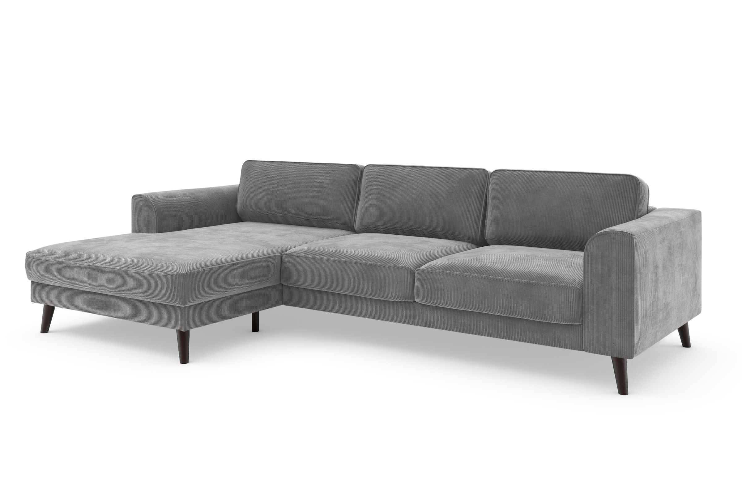 TRENDMANUFAKTUR Ecksofa »Lumber Jack, elegantes Designsofa, zeitlos modern, hoher Sitzkomfort«, wahlweise mit Bettfunktion u. Bettkasten, L-Form