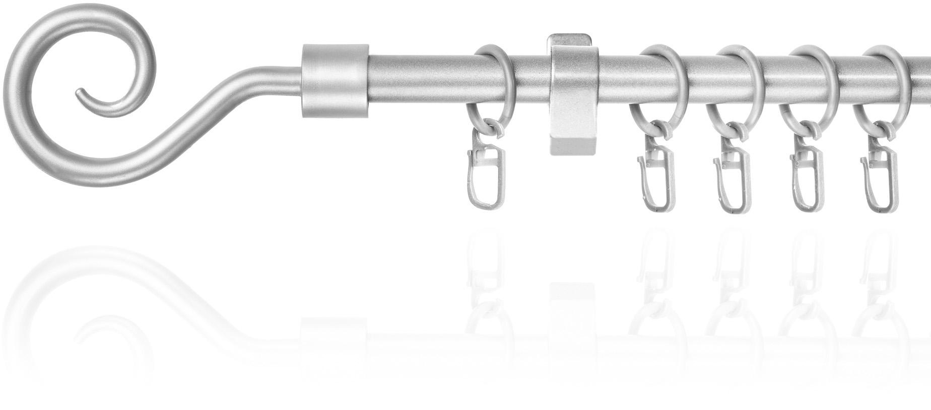 LICHTBLICK ORIGINAL Gardinenstange "Kringel" Ø 16 mm 1 läufig-läufig Fixmaß günstig online kaufen