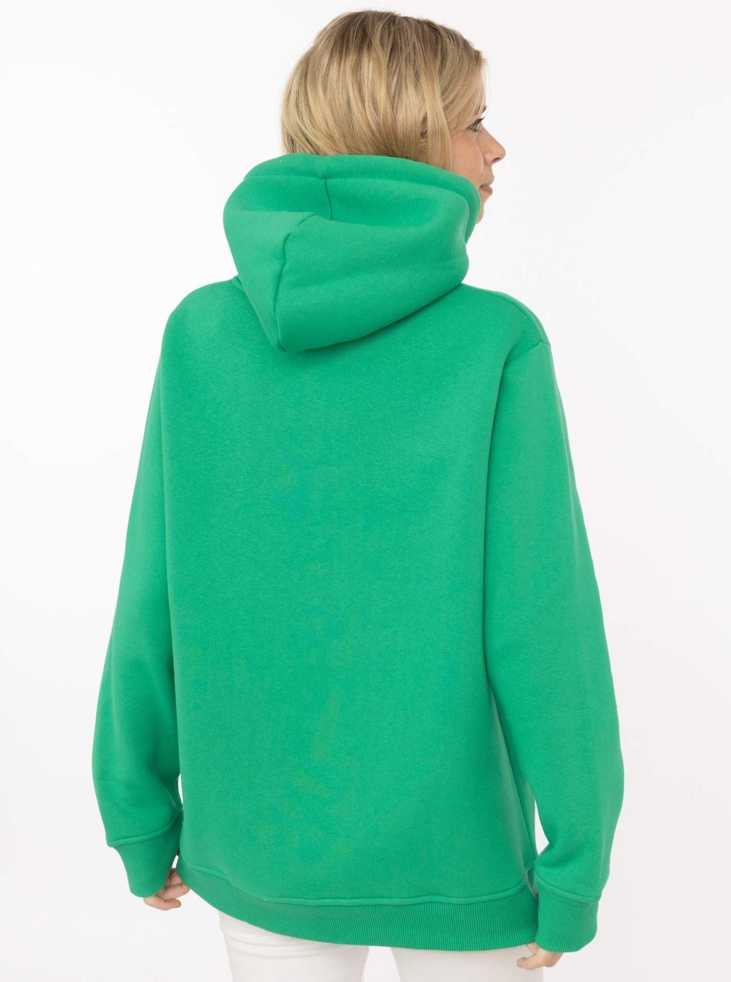 Zwillingsherz Hoodie »"AMOUR"«, gesticktes Motiv mit Herzen und Spitze, Kapuze, Kängurutasche

