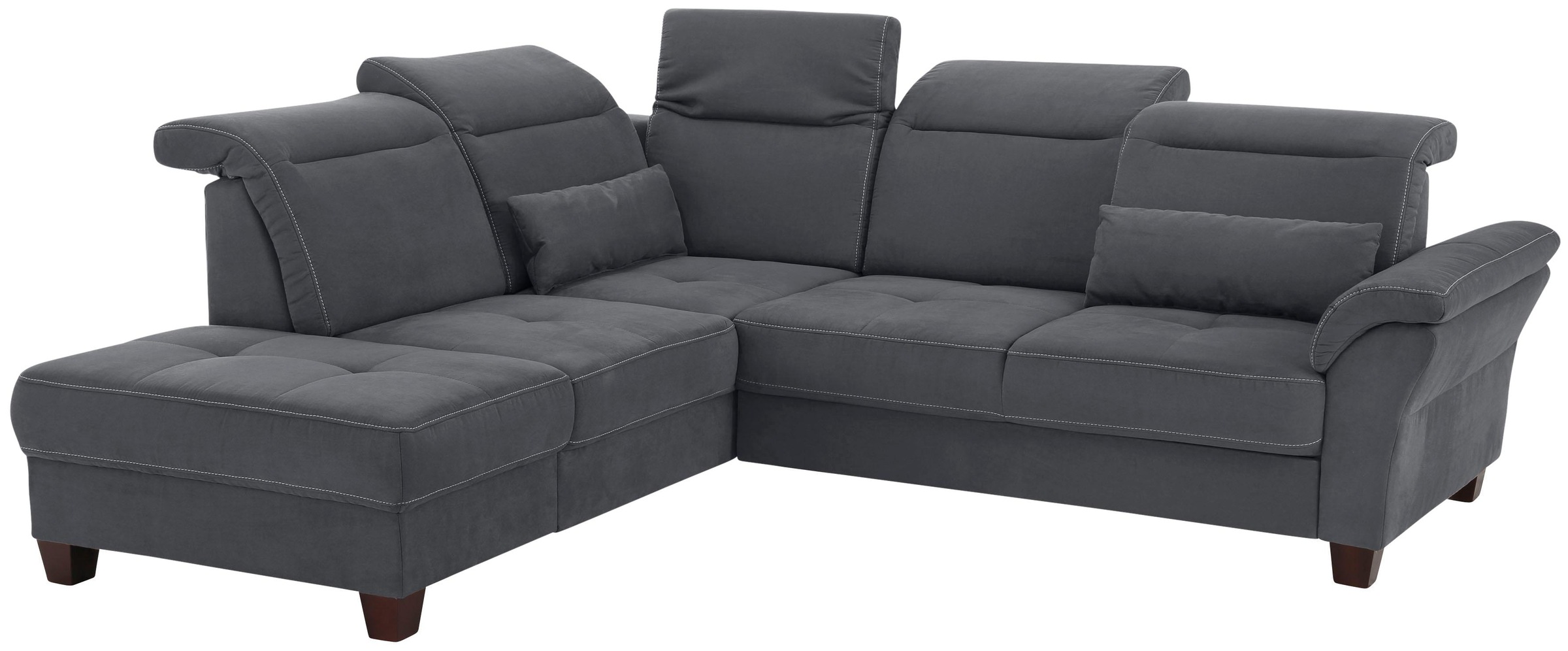 Thumbnail - Home affaire Ecksofa "Solvei L-Form" wahlweise auch mit Kopfteilverstellung und Bettfunktion, Federkern