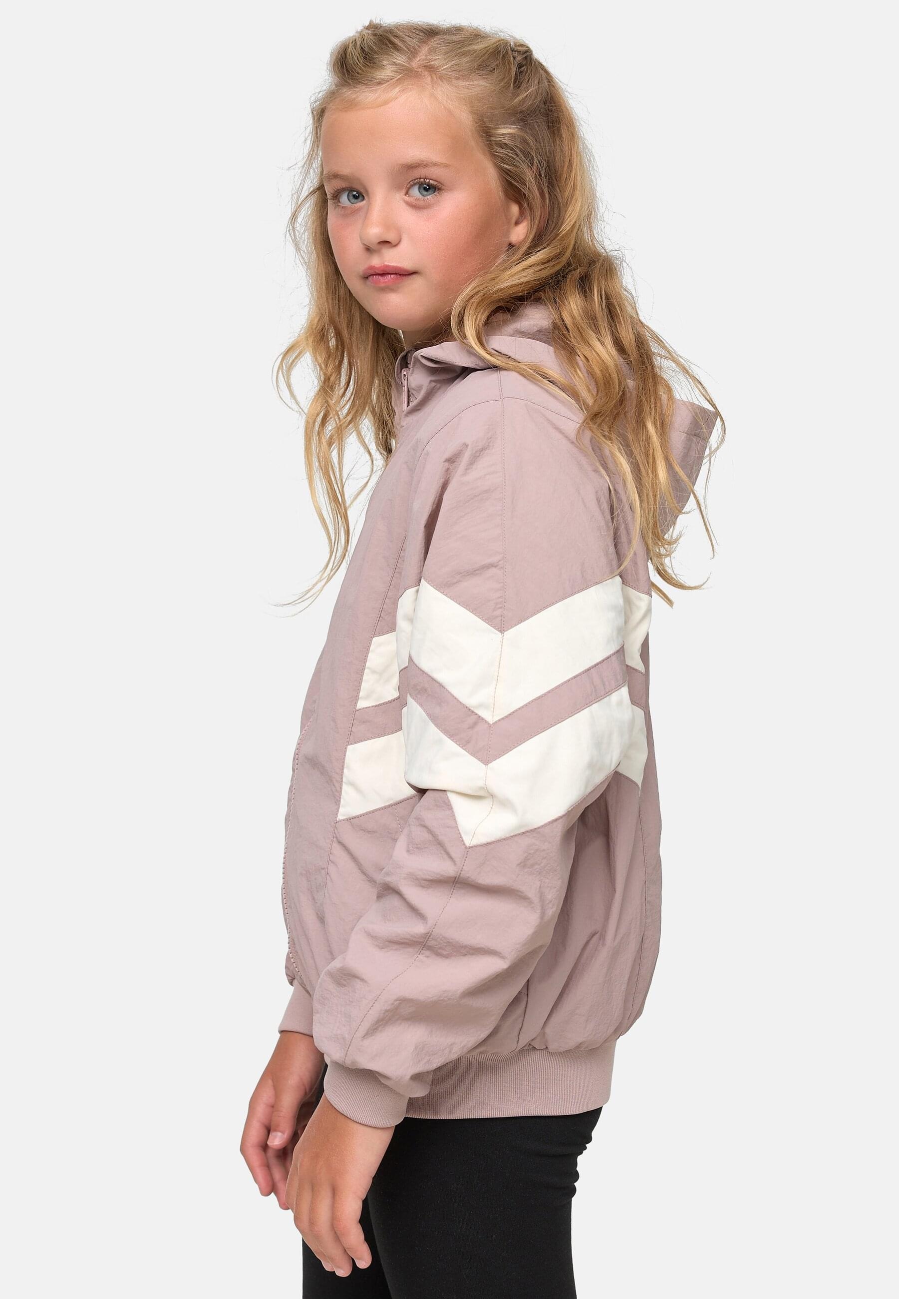 URBAN CLASSICS Allwetterjacke »Urban Classics Damen Girls Crinkle Batwing Jacket«, (1 St.), mit Kapuze