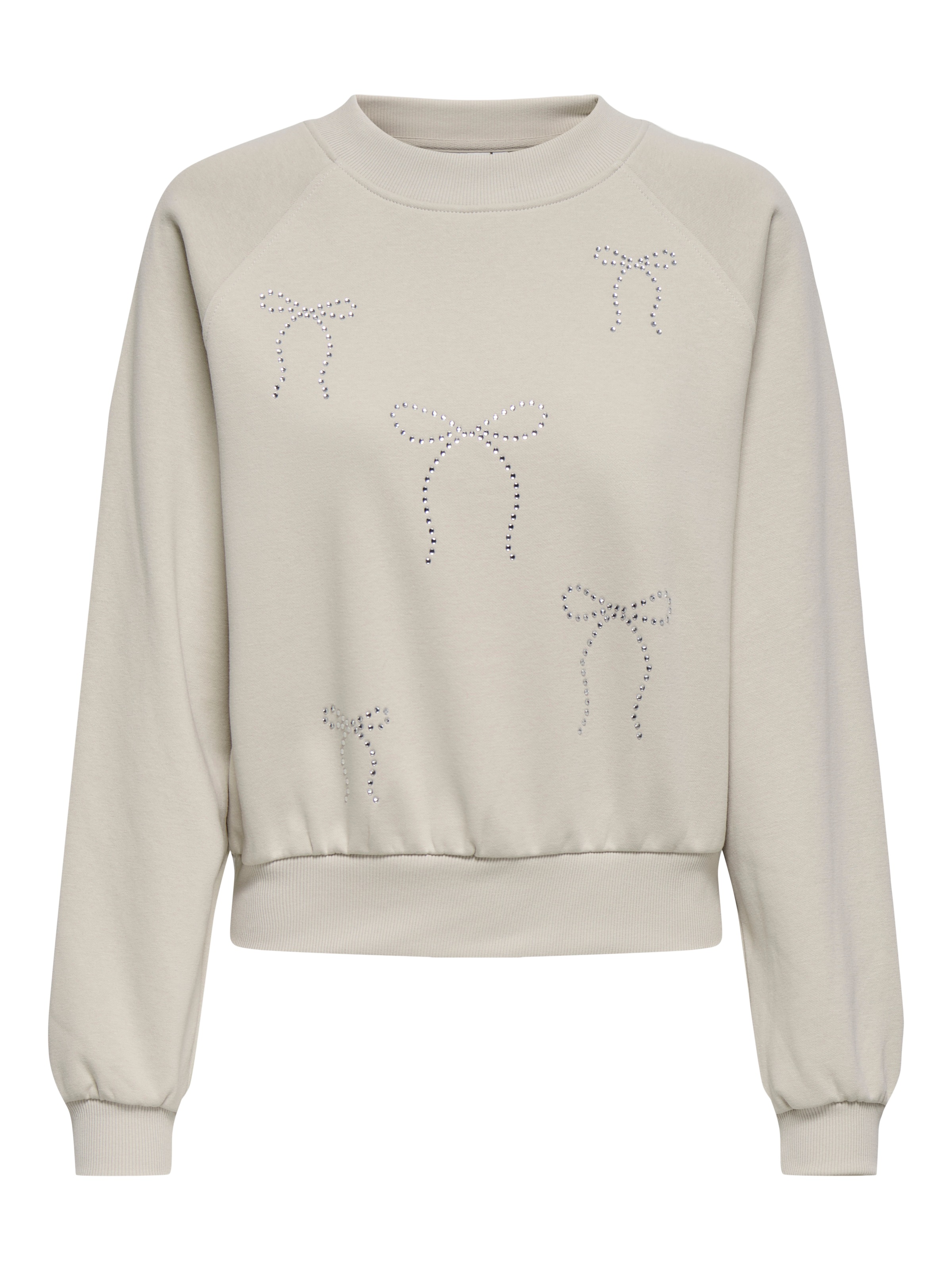 ONLY Sweatshirt »ONLCAMA L/S RHINESTONE O-NECK SWT«
