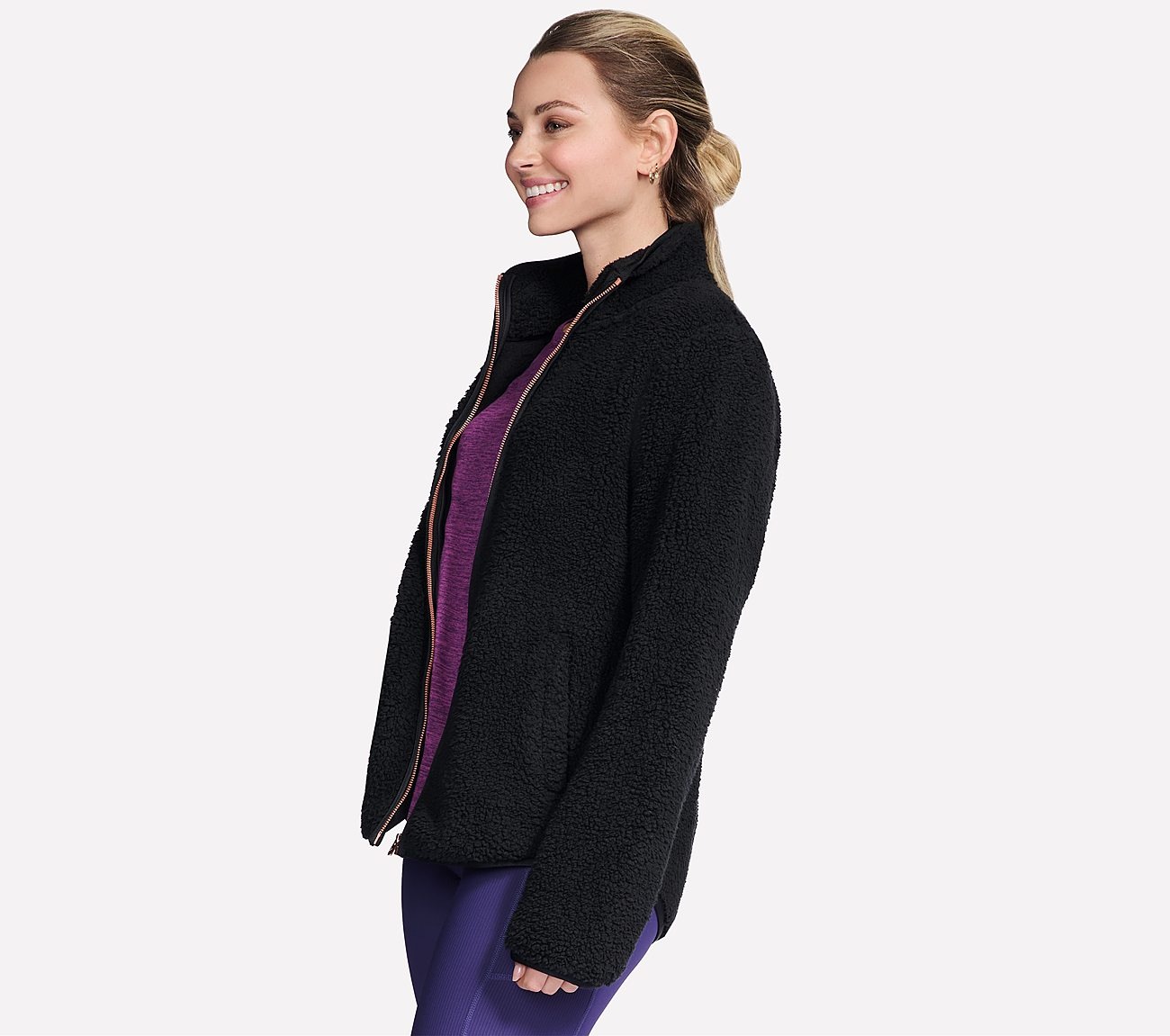 Thumbnail - Skechers Plüschjacke "SKECH-SHERPA JACKET" ohne Kapuze