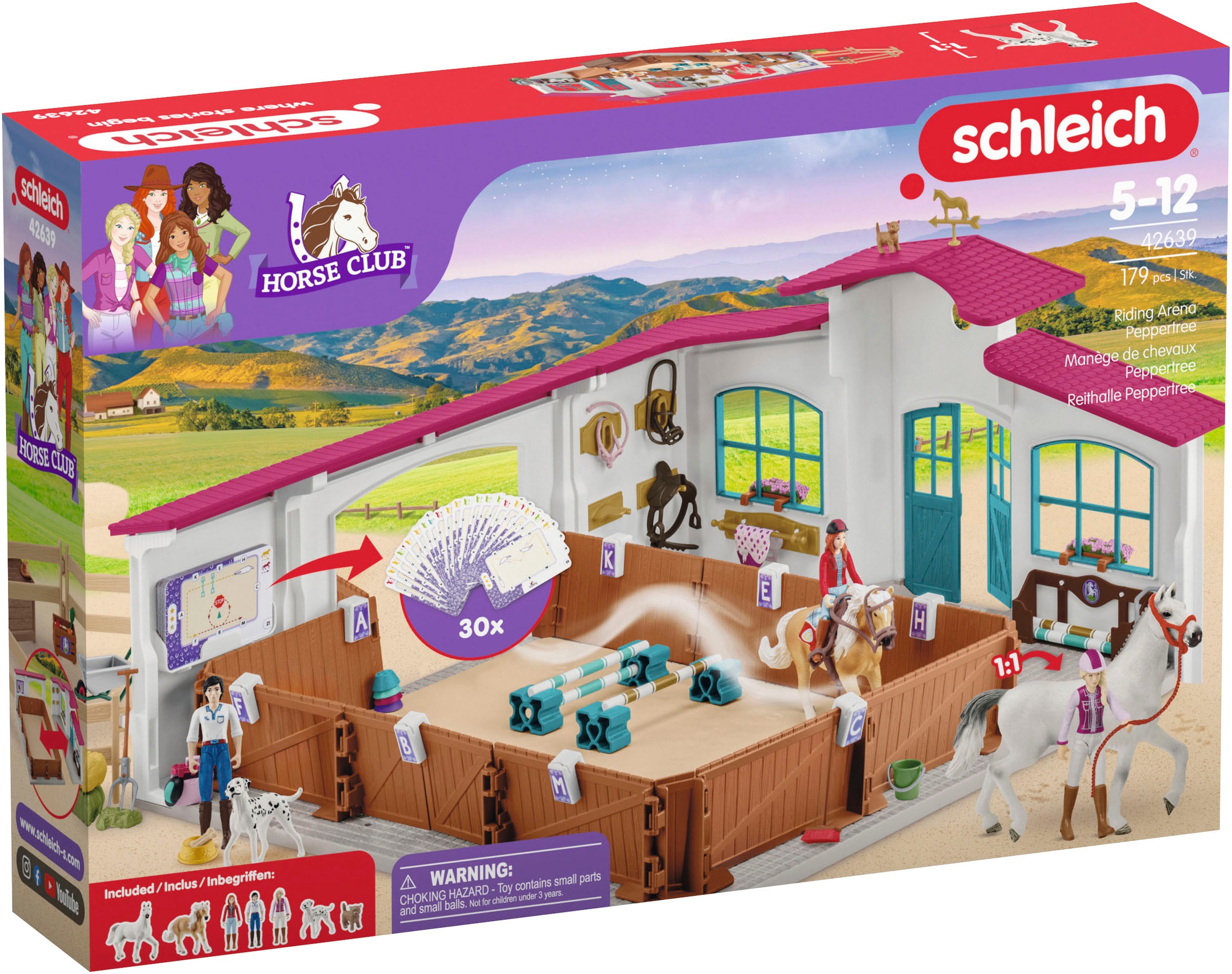 Schleich® Spielfigur »HORSE CLUB, Reithalle Peppertree (42639)«