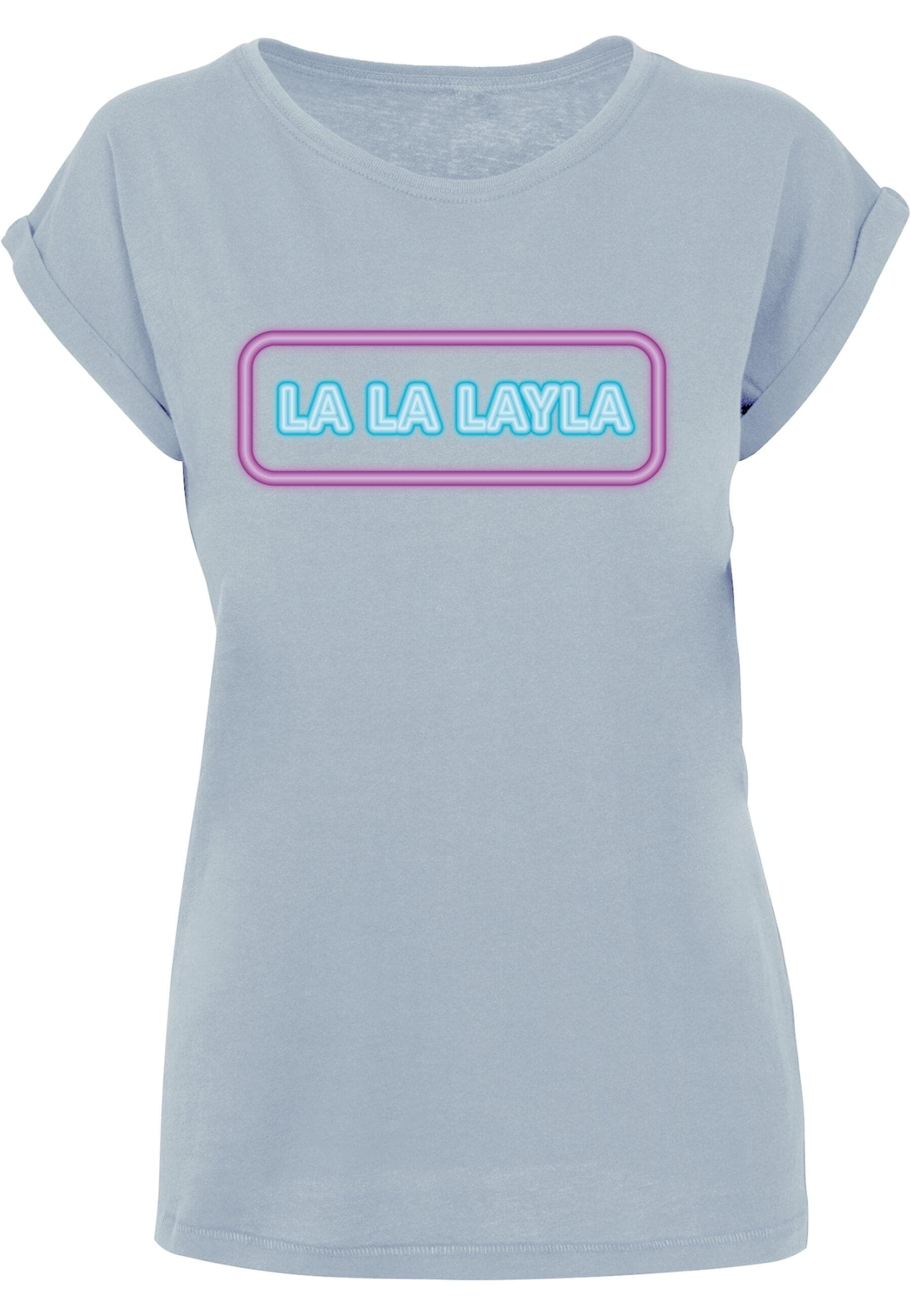 Merchcode T-Shirt "Merchcode Damen Ladies LA LA LAYLA T-Shirt" günstig online kaufen