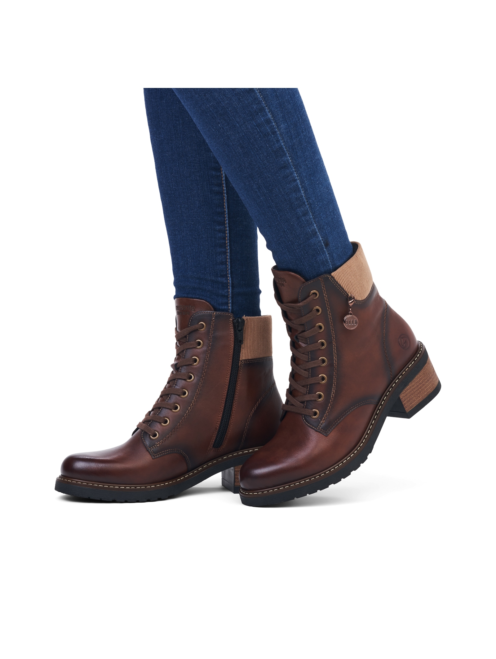 Remonte Schnürstiefelette »Remonte Stiefelette Glattleder«