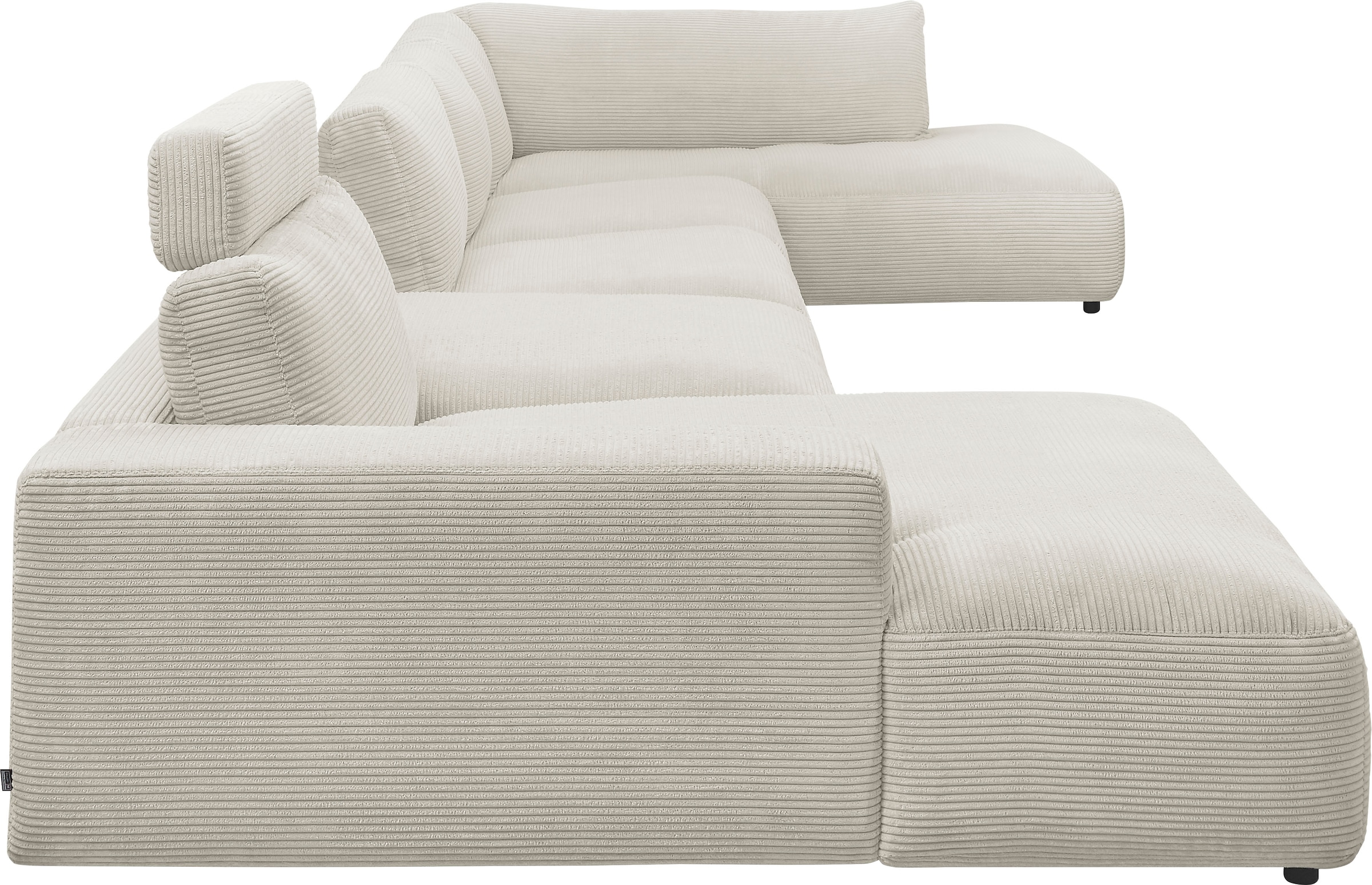 Musterring Wohnlandschaft »Lucia U-Form«, Cord-Bezug, inklusive Kopfstütze, Gesamtbreite 524 cm