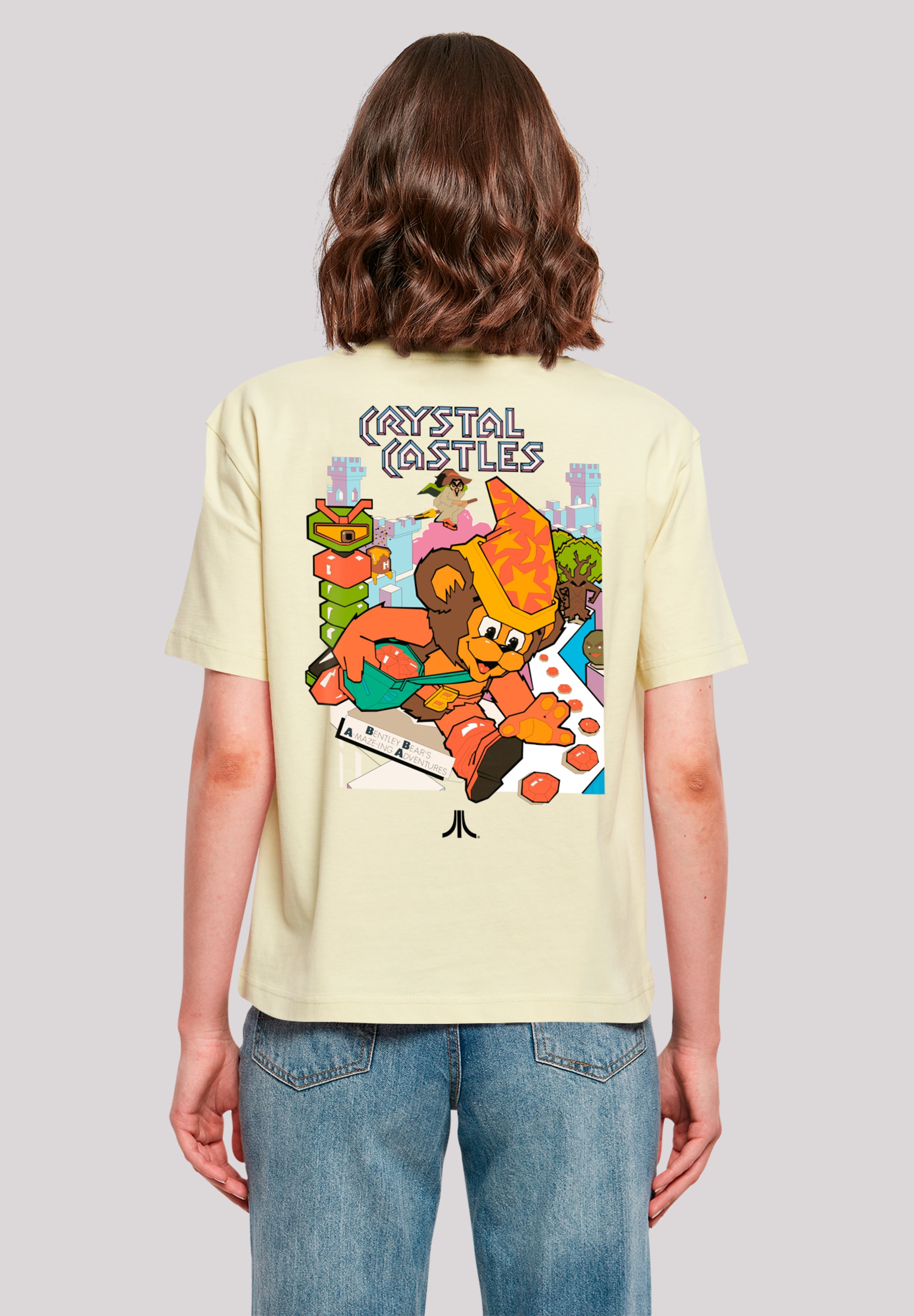 F4NT4STIC T-Shirt »Atari Crystal Castles Retro Gaming«, Premium Qualität