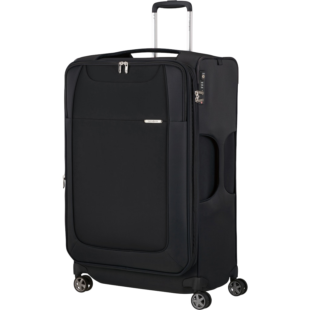 Samsonite Trolley »D'LITE 78«, 4 Rollen, Reisekoffer Weichschalenkoffer TSA-Zahlenschloss im klassischen Design