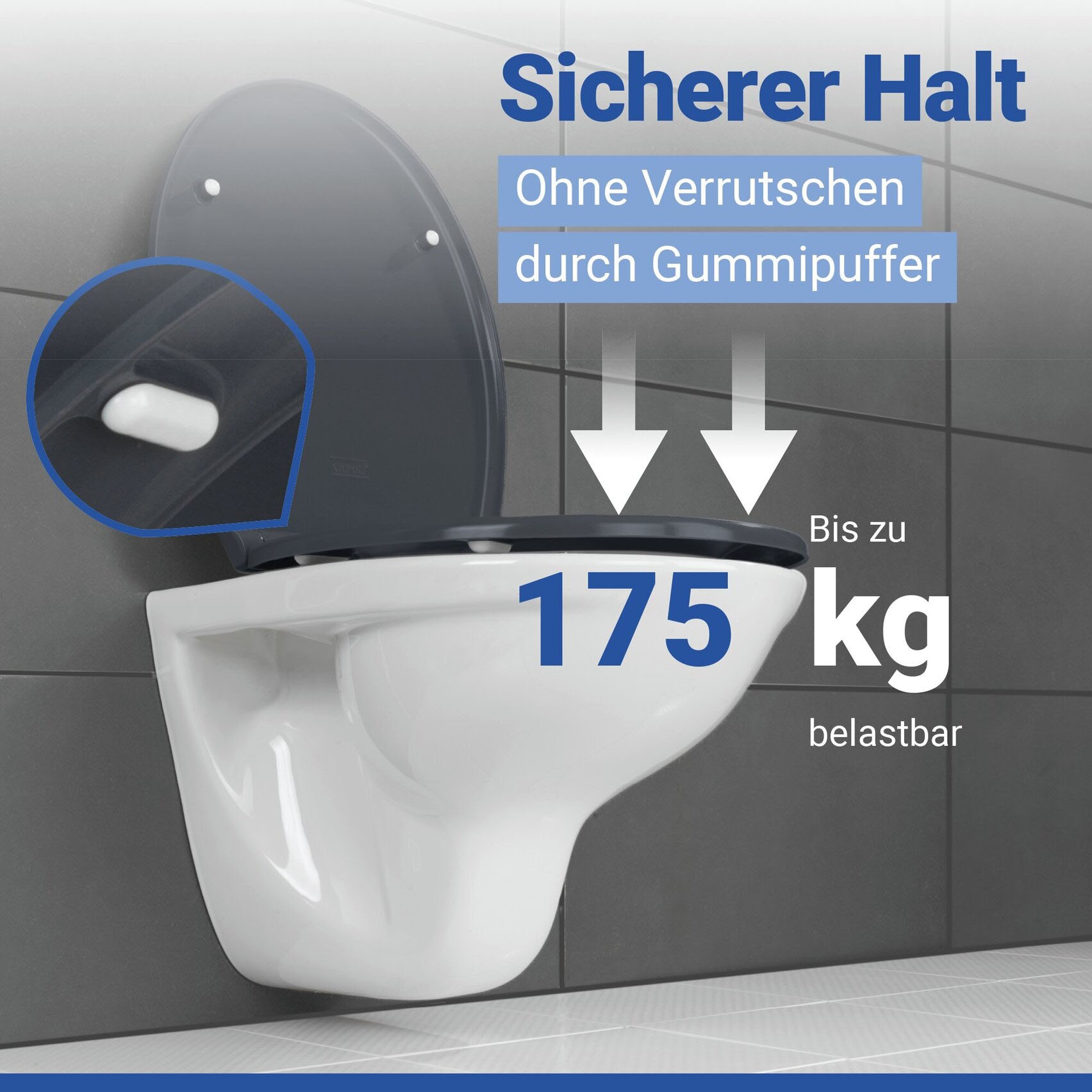 WENKO WC-Sitz »Samos« Mit Absenkautomatik