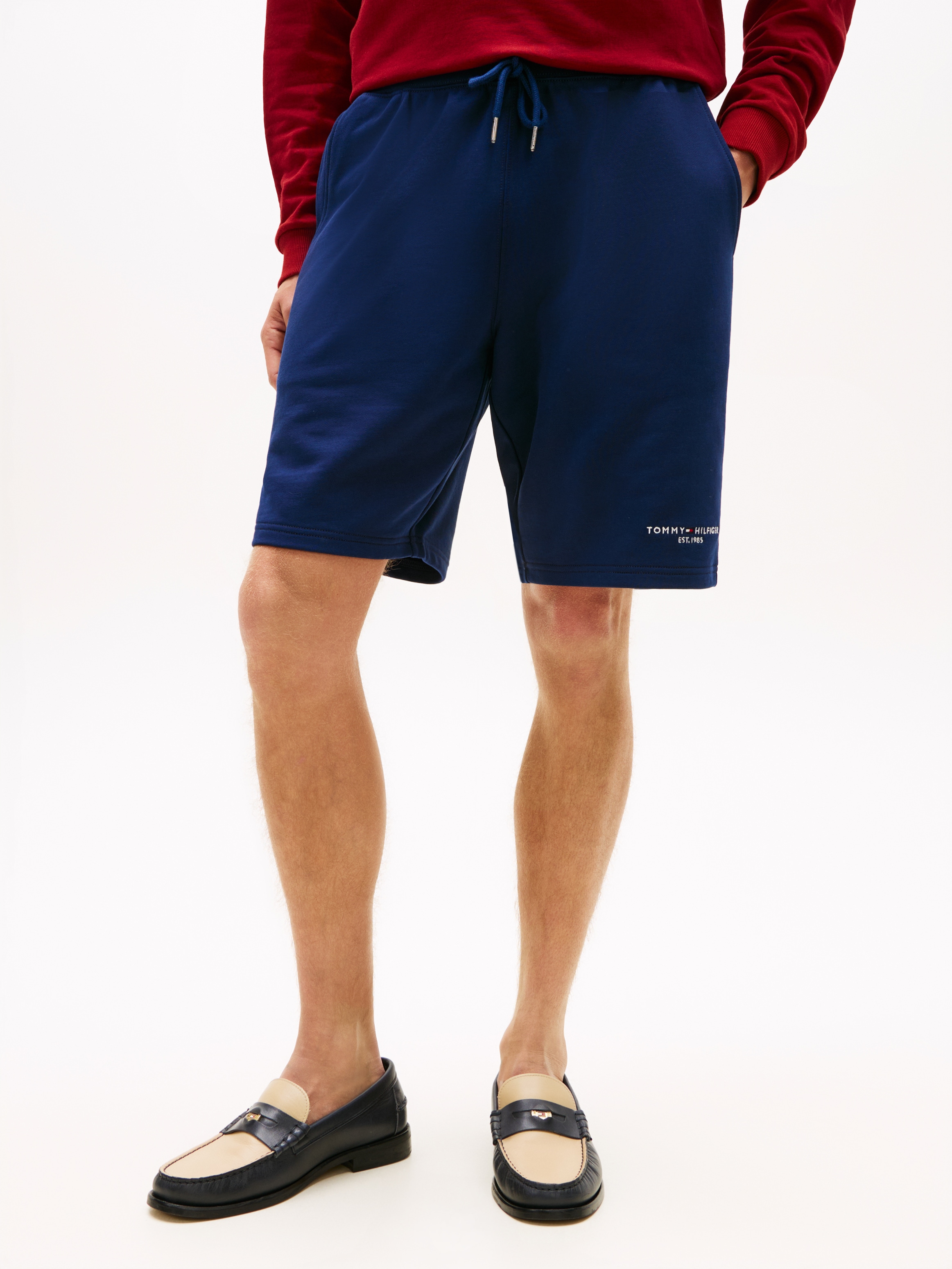 Tommy Hilfiger Sweatshorts "TOMMY LOGO" Regular fit mit elastischem Bund günstig online kaufen