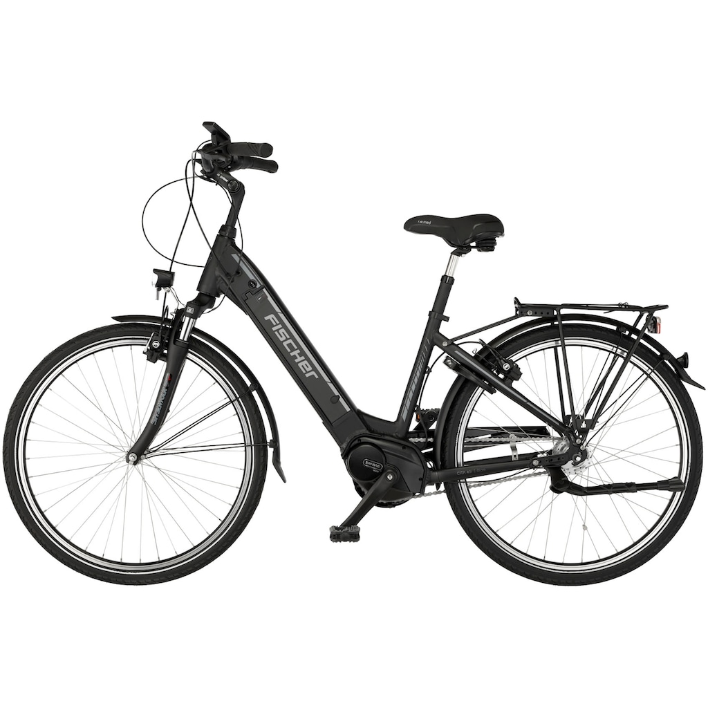 FISCHER Fahrrad E-Bike »CITA 4.1i«, 7 Gang, Shimano, Nexus, Mittelmotor 250 W, (mit Rahmenschloss)