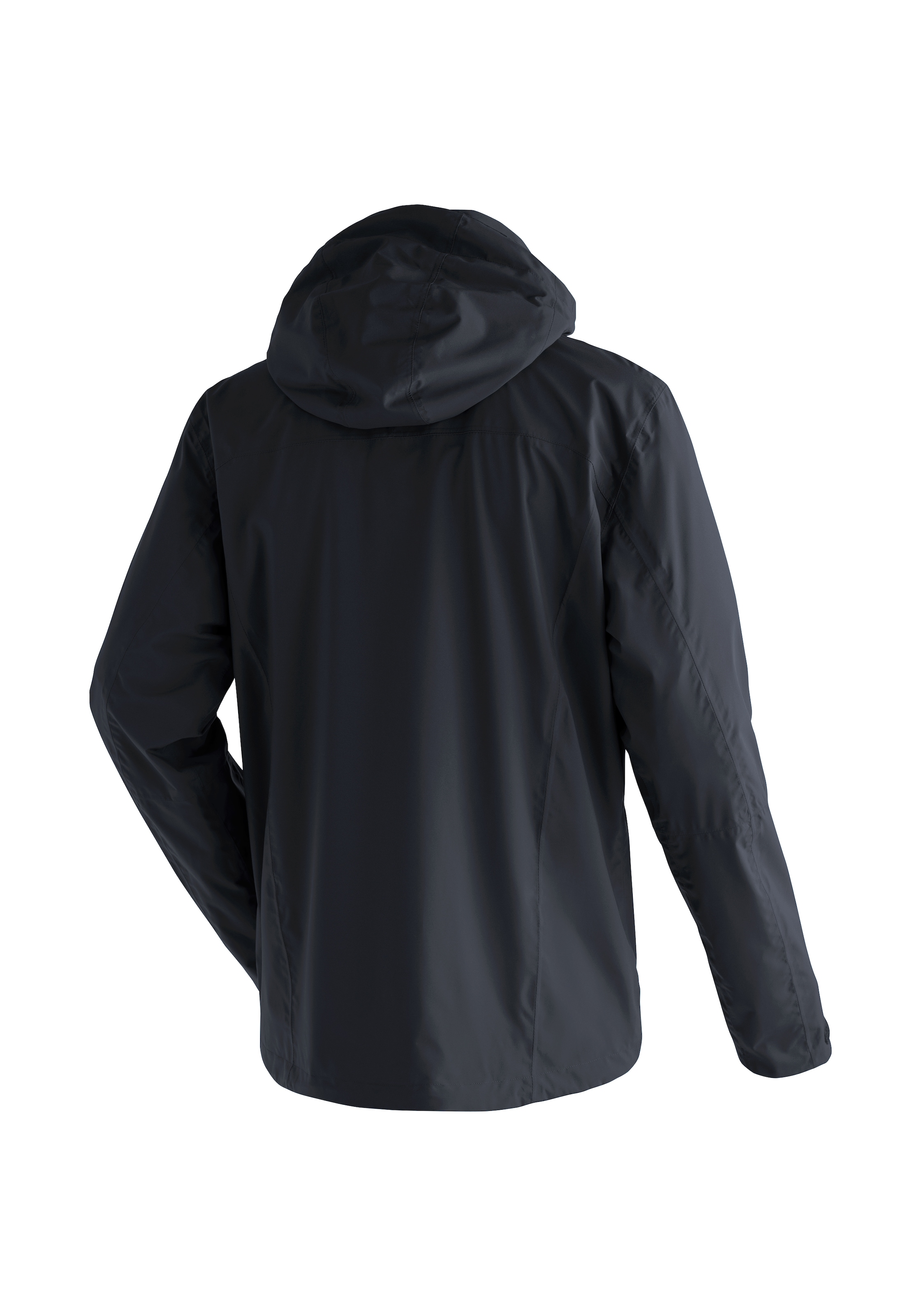 Maier Sports Outdoorjacke »Metor rec M«, Herren Regenjacke wasserdicht mit Kapuze, 2 Taschen außen, Innentasche