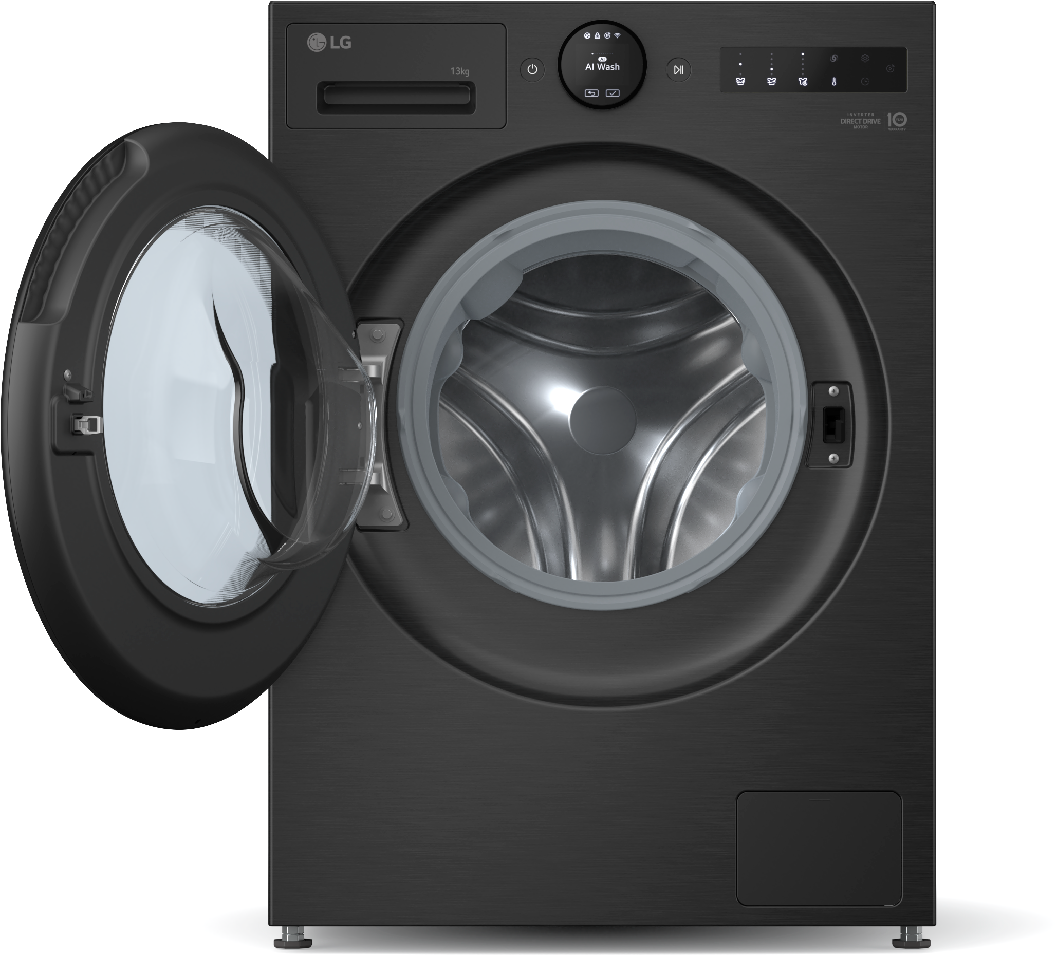 LG Waschmaschine »F4WX803YB«, 13 kg, 1400 U/min, Sicherheitsglastür