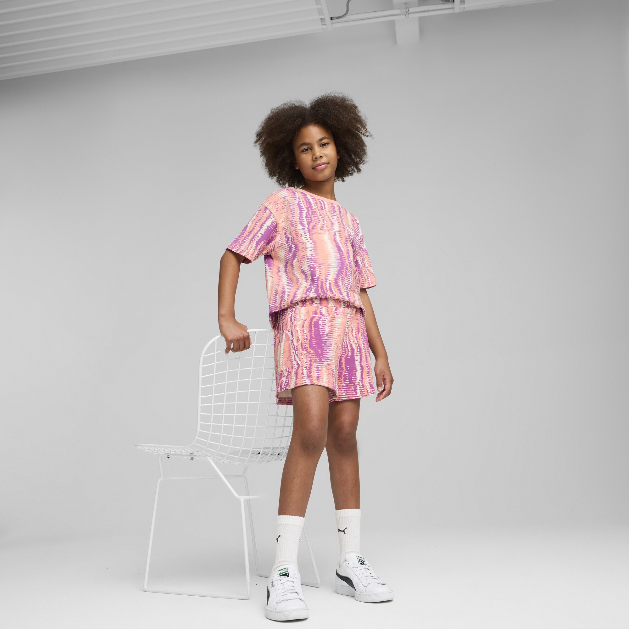 PUMA Sporthose »Essentials Nature 2.0 Shorts Mädchen«