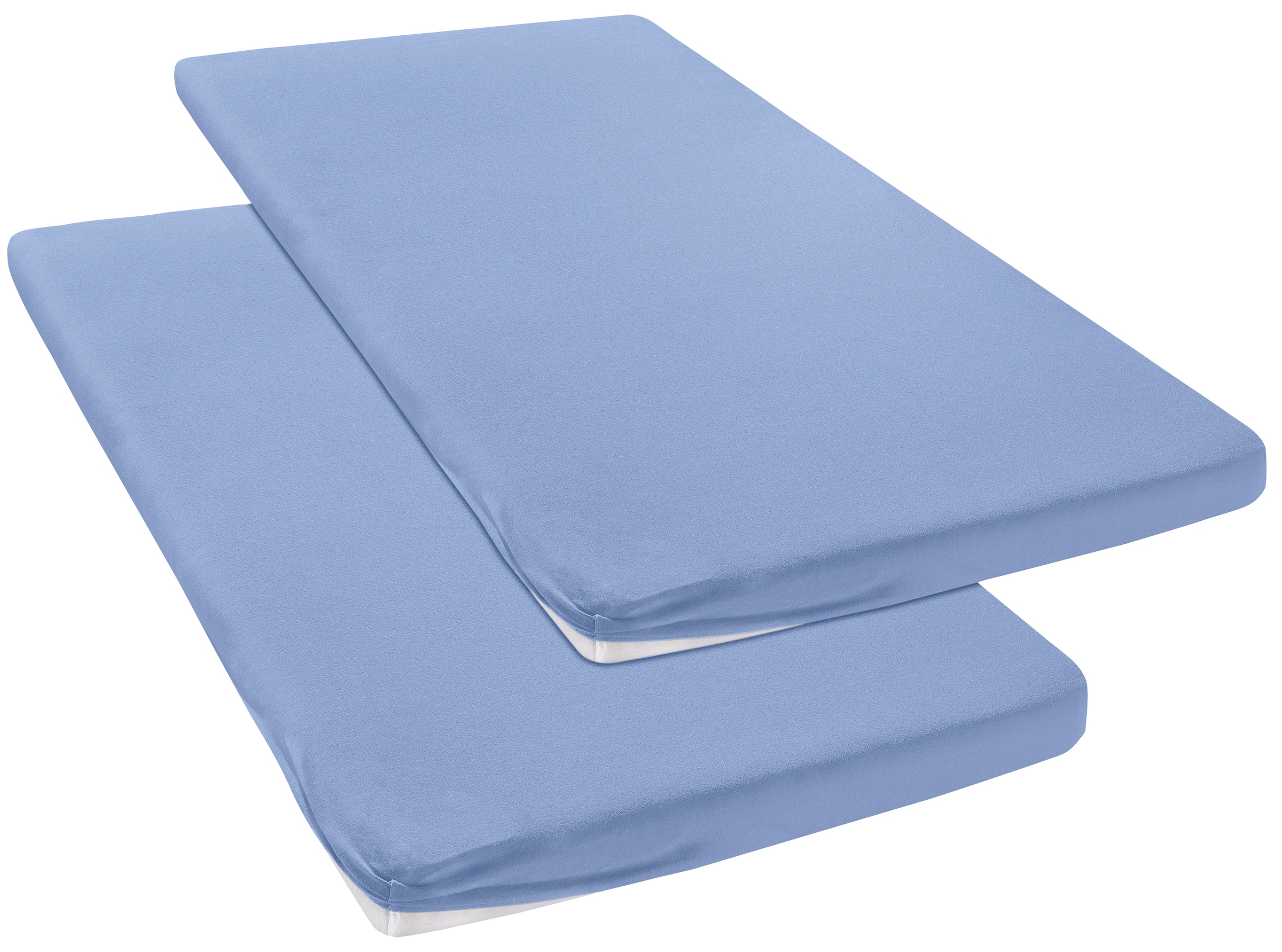 OTTO home Spannbettlaken "Topper Basic, in Gr. 90x200, 140x200 oder 180x200 cm" Baumwolle, Matratzen bis 8 cm Höhe, Bettlaken, Spannbetttuch, Laken