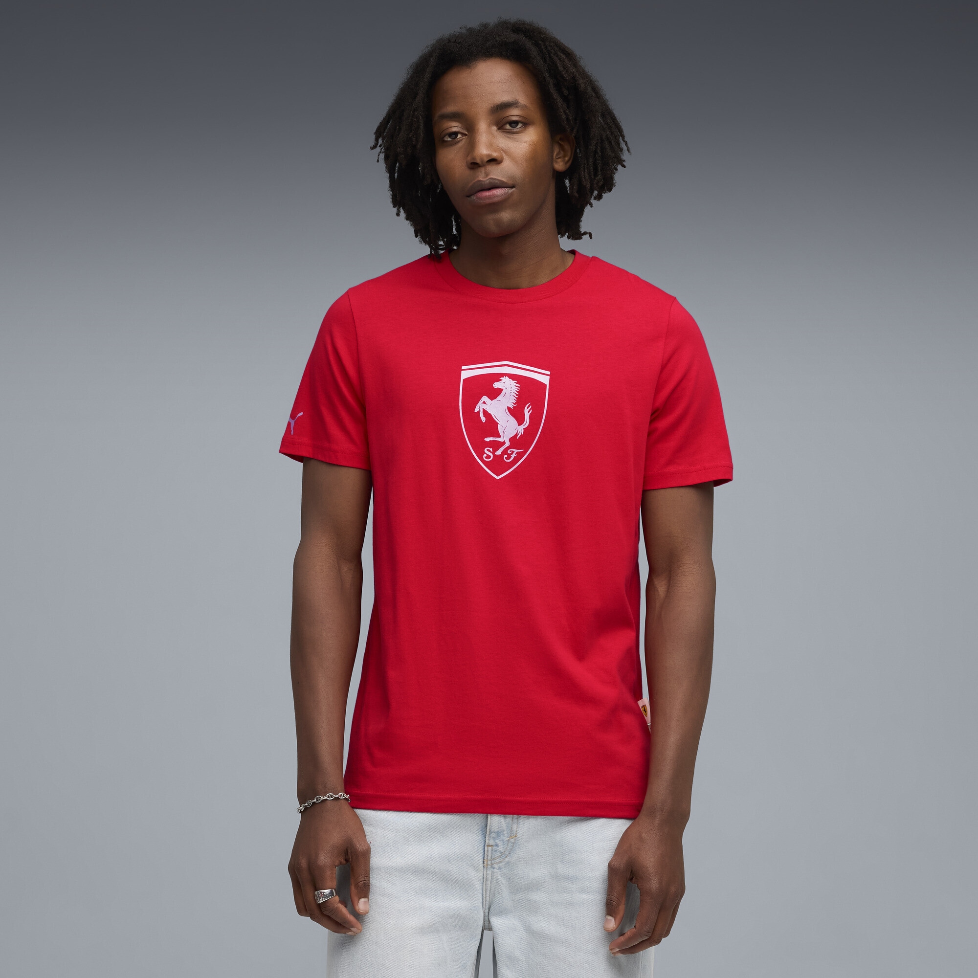 PUMA T-Shirt »Scuderia Ferrari Sportswear Tonal Shield T-Shirt Herren«