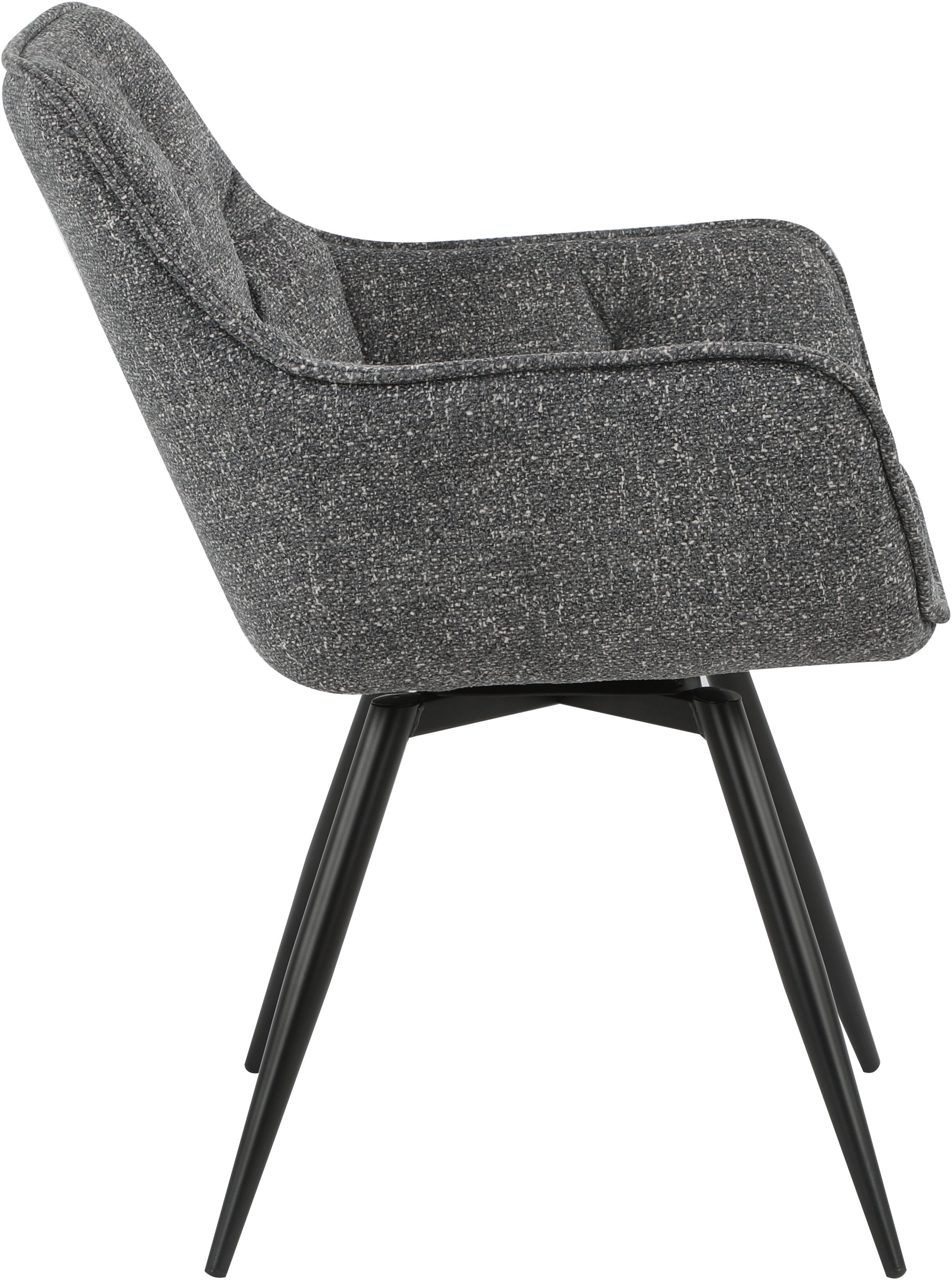 HELA Esszimmerstuhl »Mara«, (Set), 2 St., Webstoff, Drehstuhl, Teddy Bezug, Webstoff oder Samtvelours