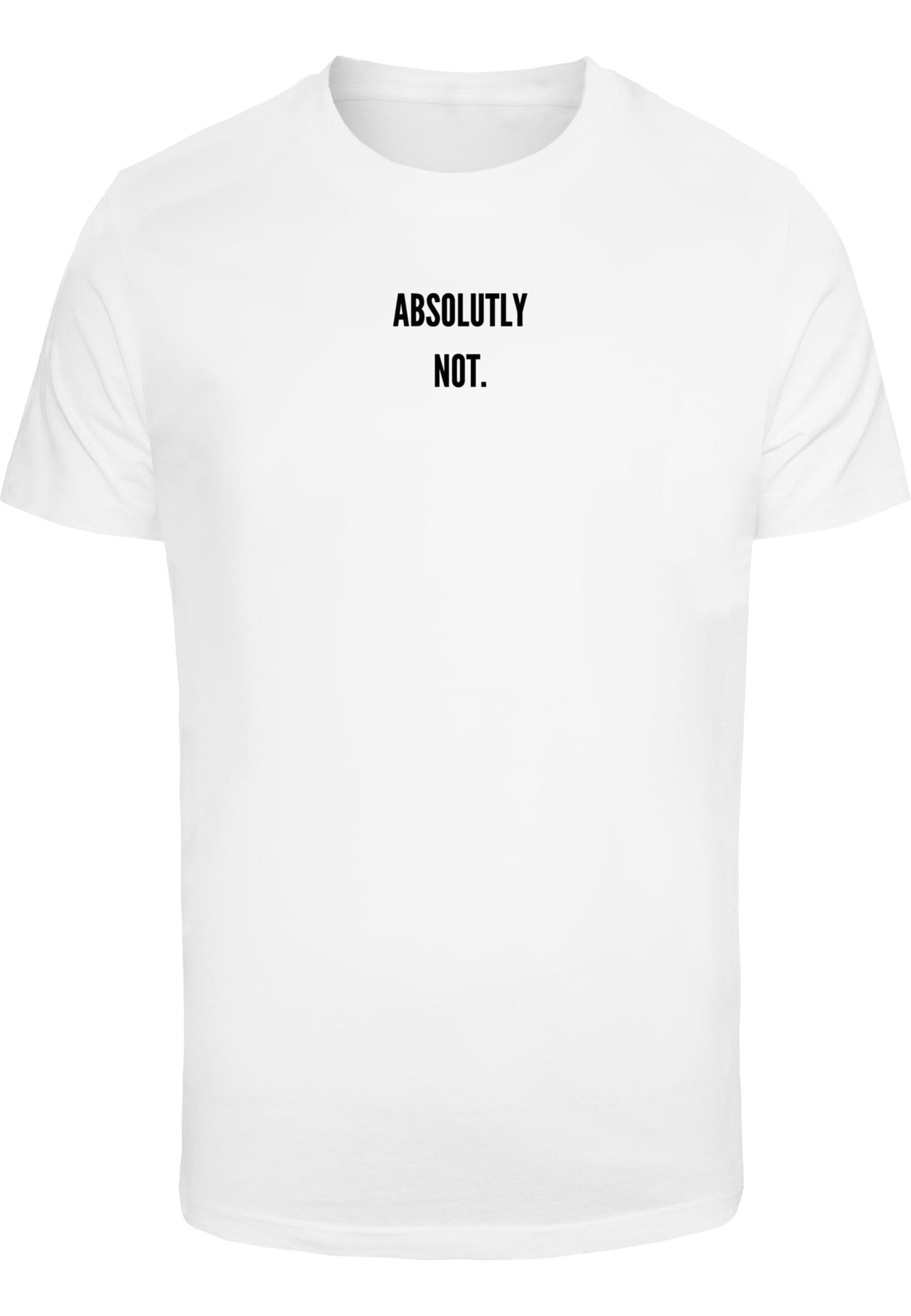 MisterTee T-Shirt "MisterTee Herren Absolutely Not Tee" 1 Stk. tlg. günstig online kaufen